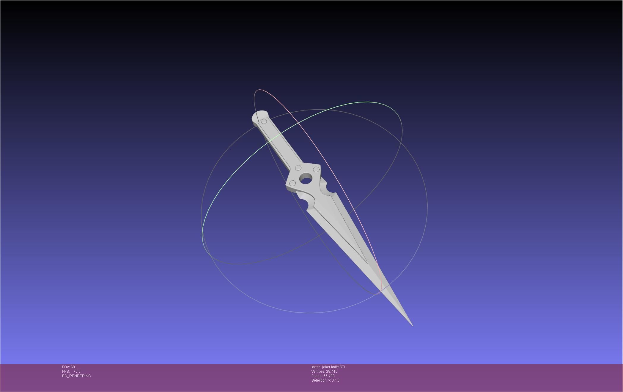 Persona 5 Joker Knife 3D print model_18