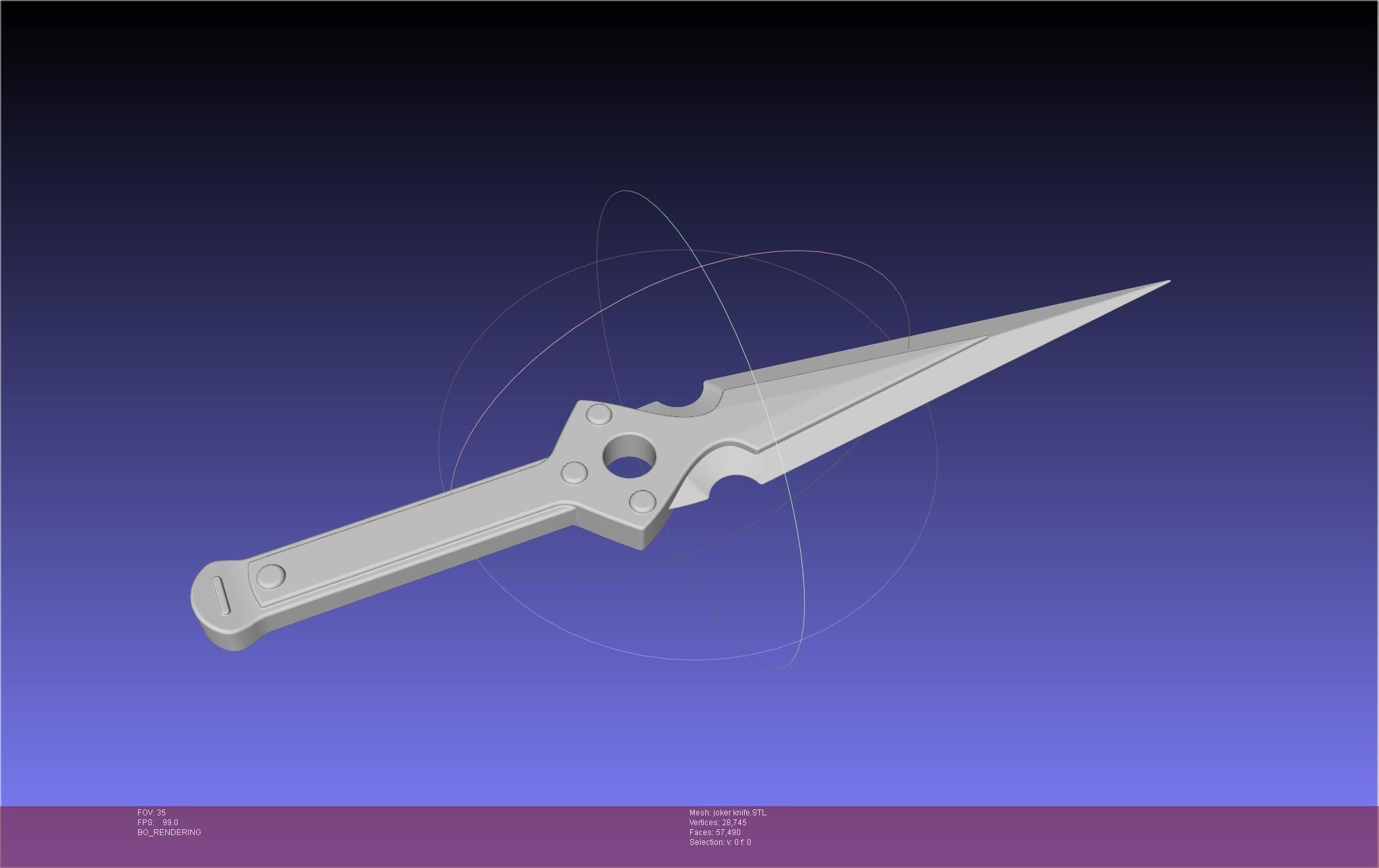 Persona 5 Joker Knife 3D print model_47
