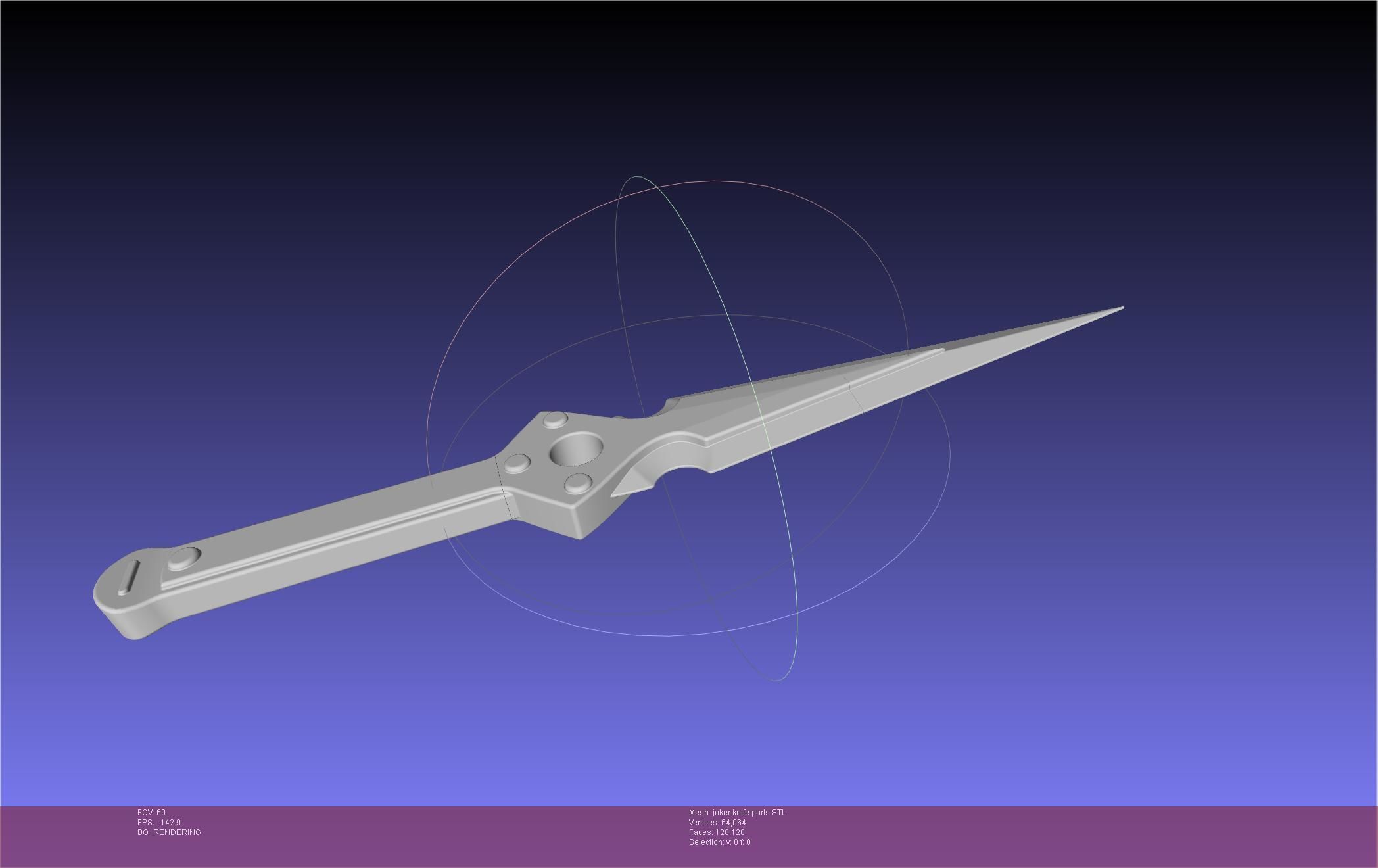 Persona 5 Joker Knife 3D print model_51