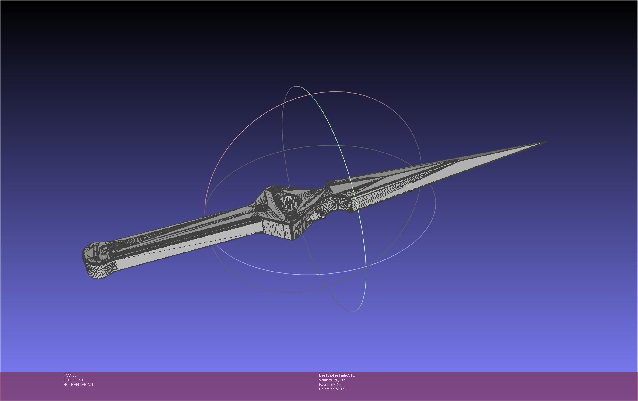 Persona 5 Joker Knife 3D print model_44