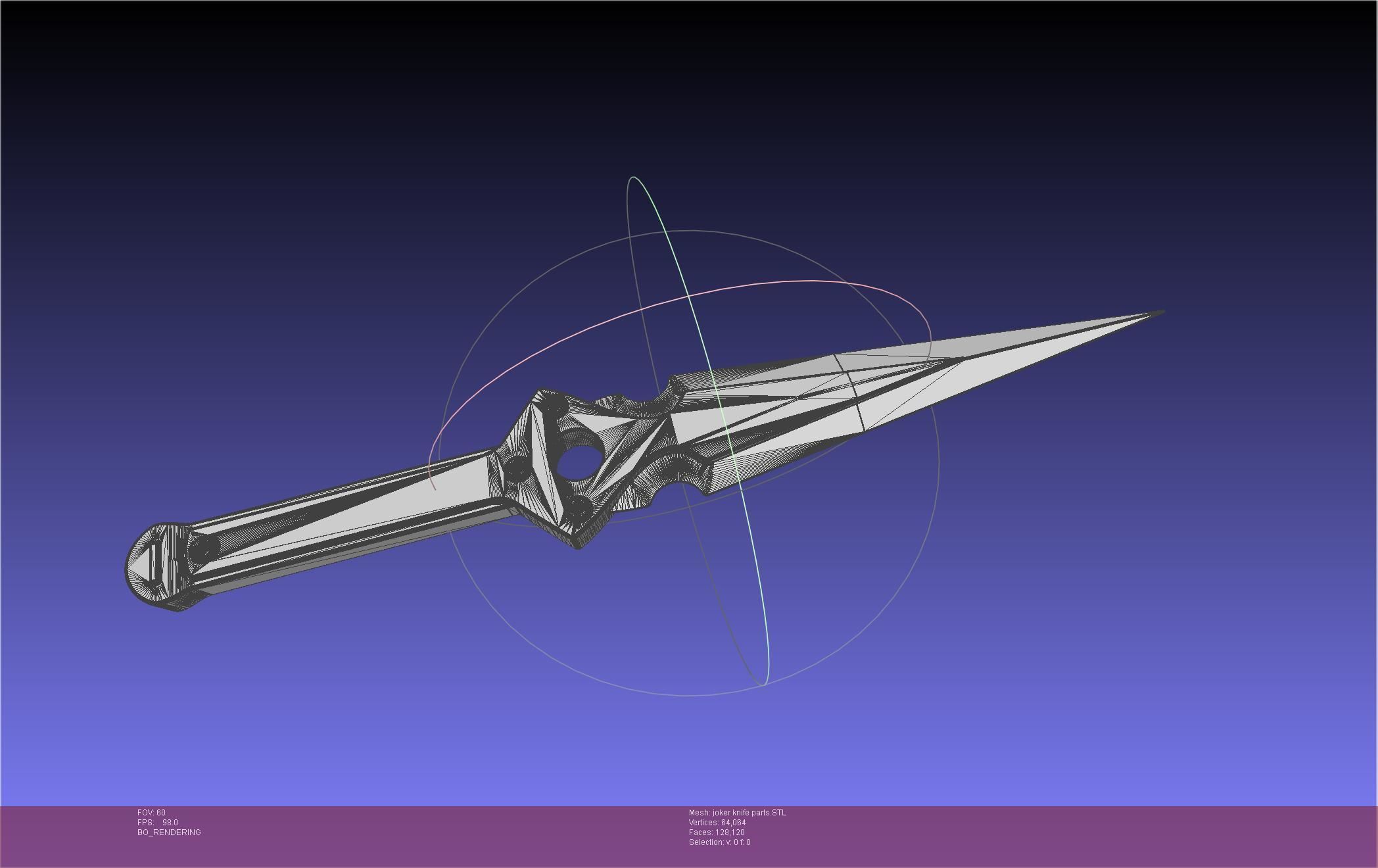 Persona 5 Joker Knife 3D print model_48