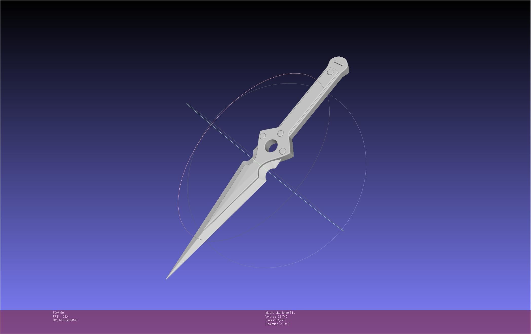 Persona 5 Joker Knife 3D print model_2