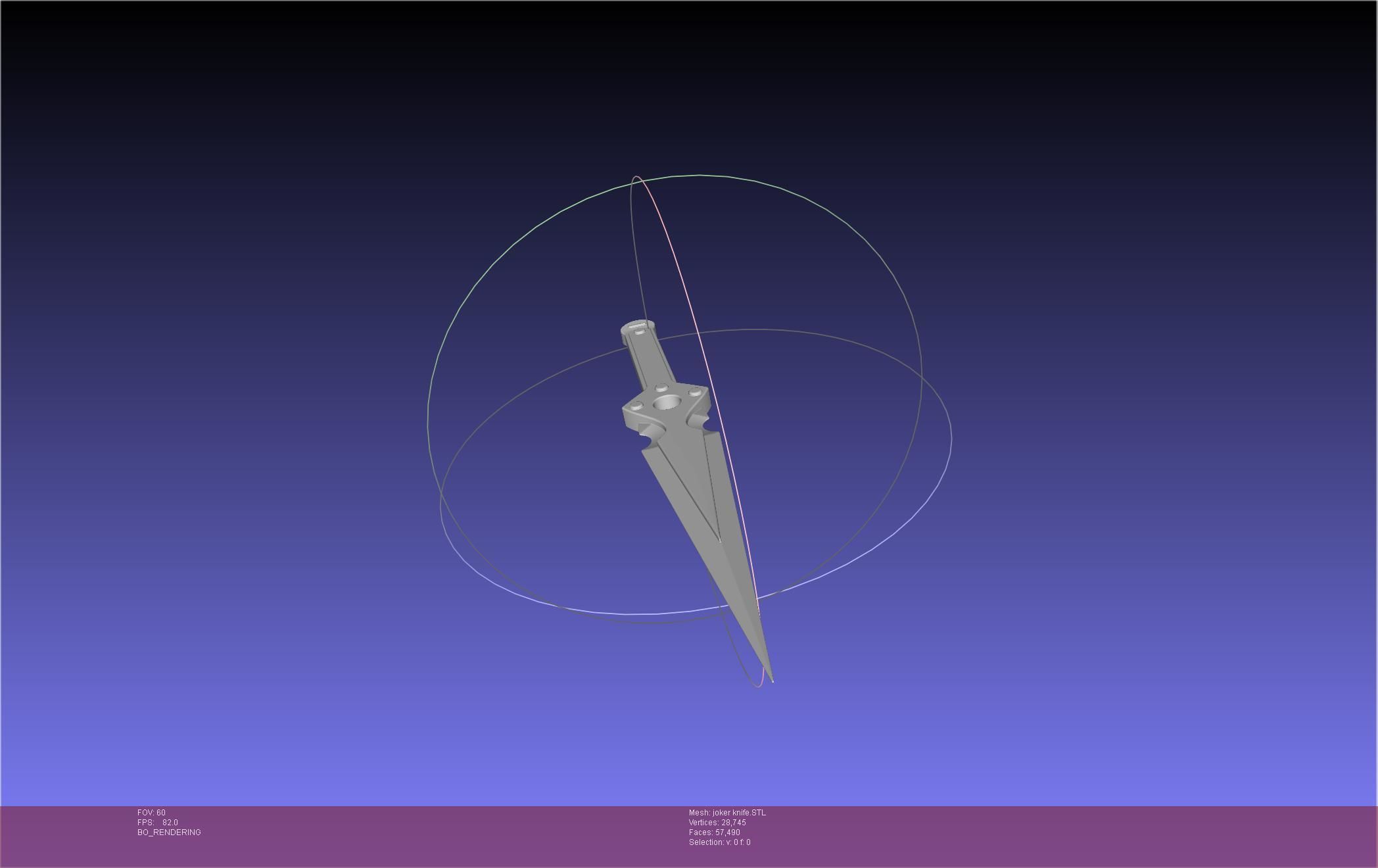 Persona 5 Joker Knife 3D print model_4