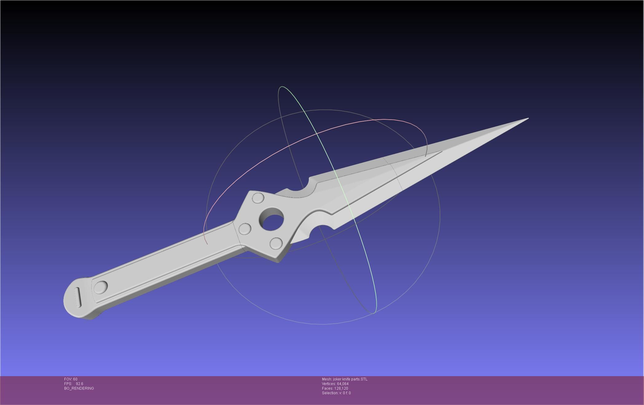 Persona 5 Joker Knife 3D print model_57