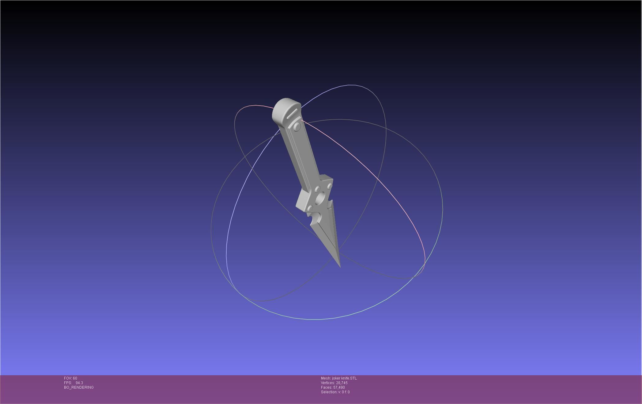 Persona 5 Joker Knife 3D print model_21