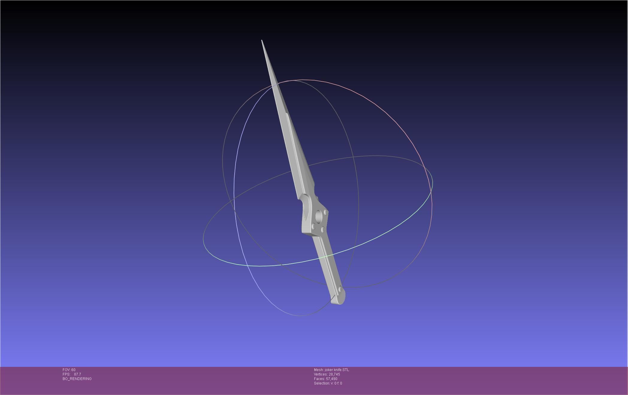 Persona 5 Joker Knife 3D print model_10