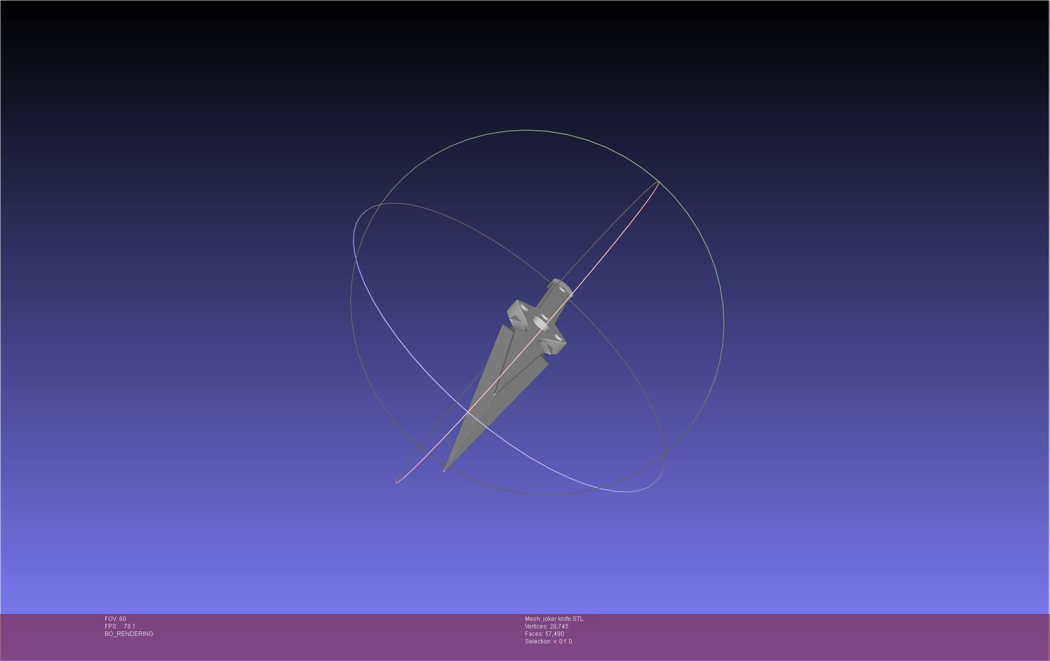 Persona 5 Joker Knife 3D print model_29