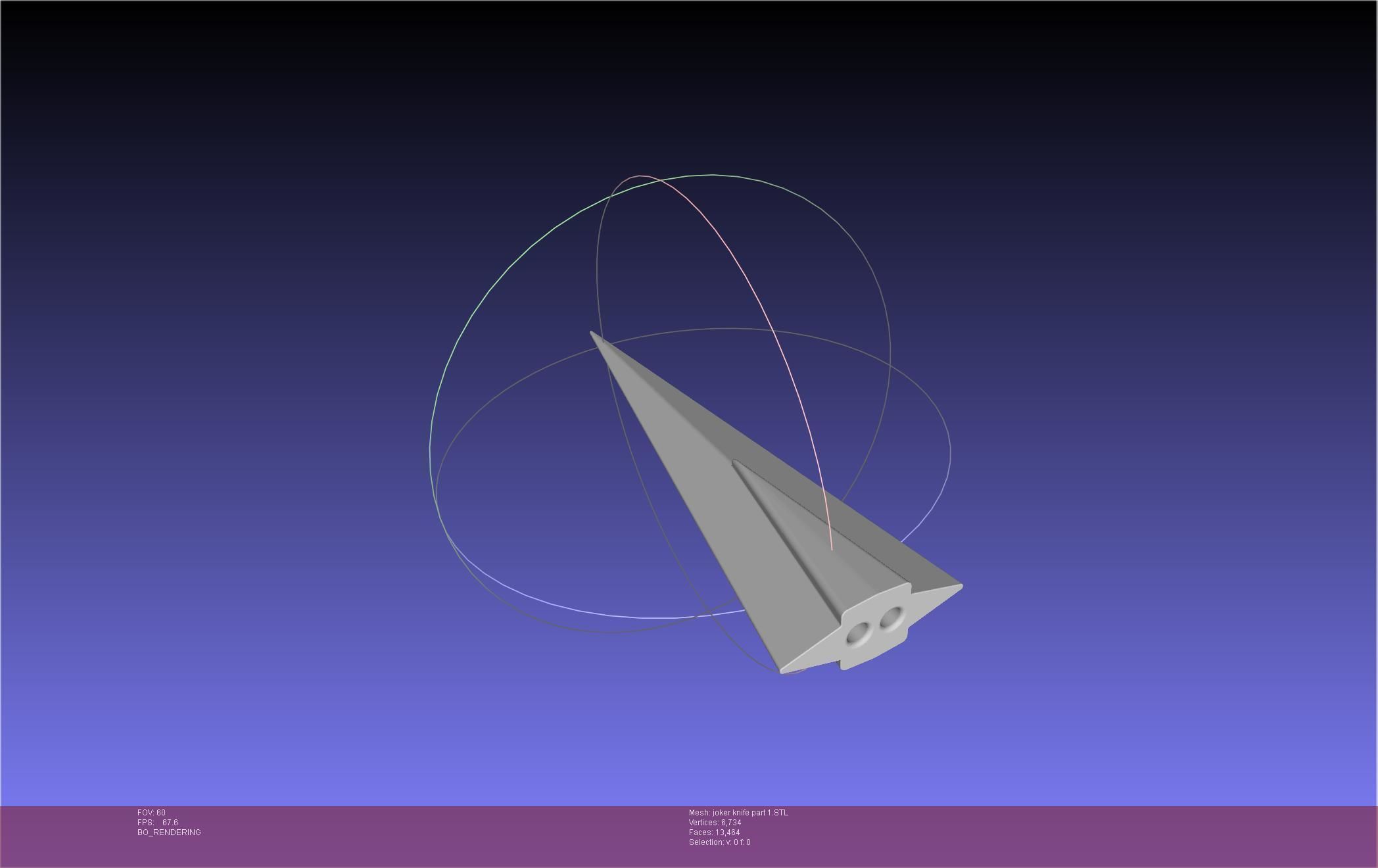 Persona 5 Joker Knife 3D print model_65