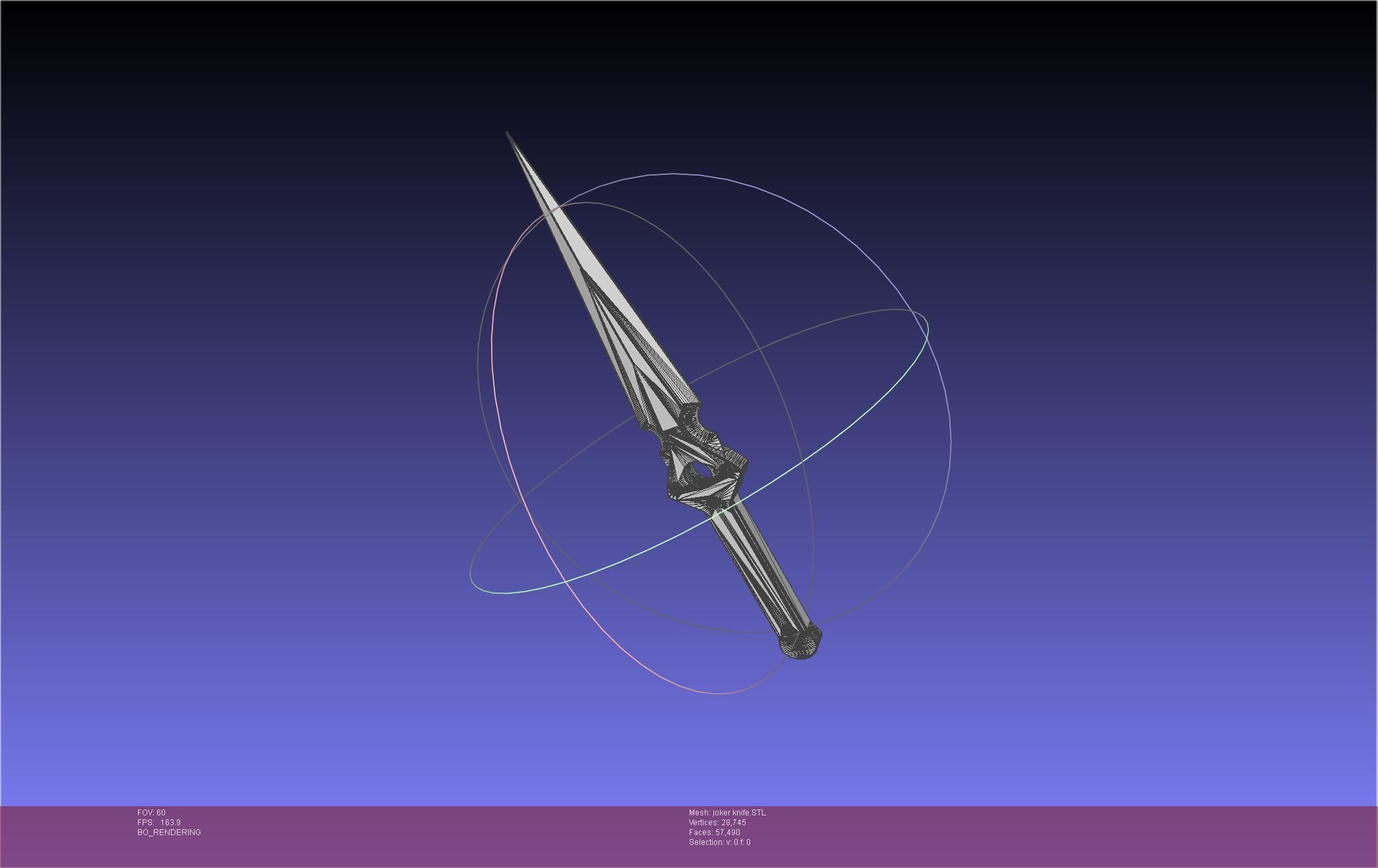 Persona 5 Joker Knife 3D print model_35