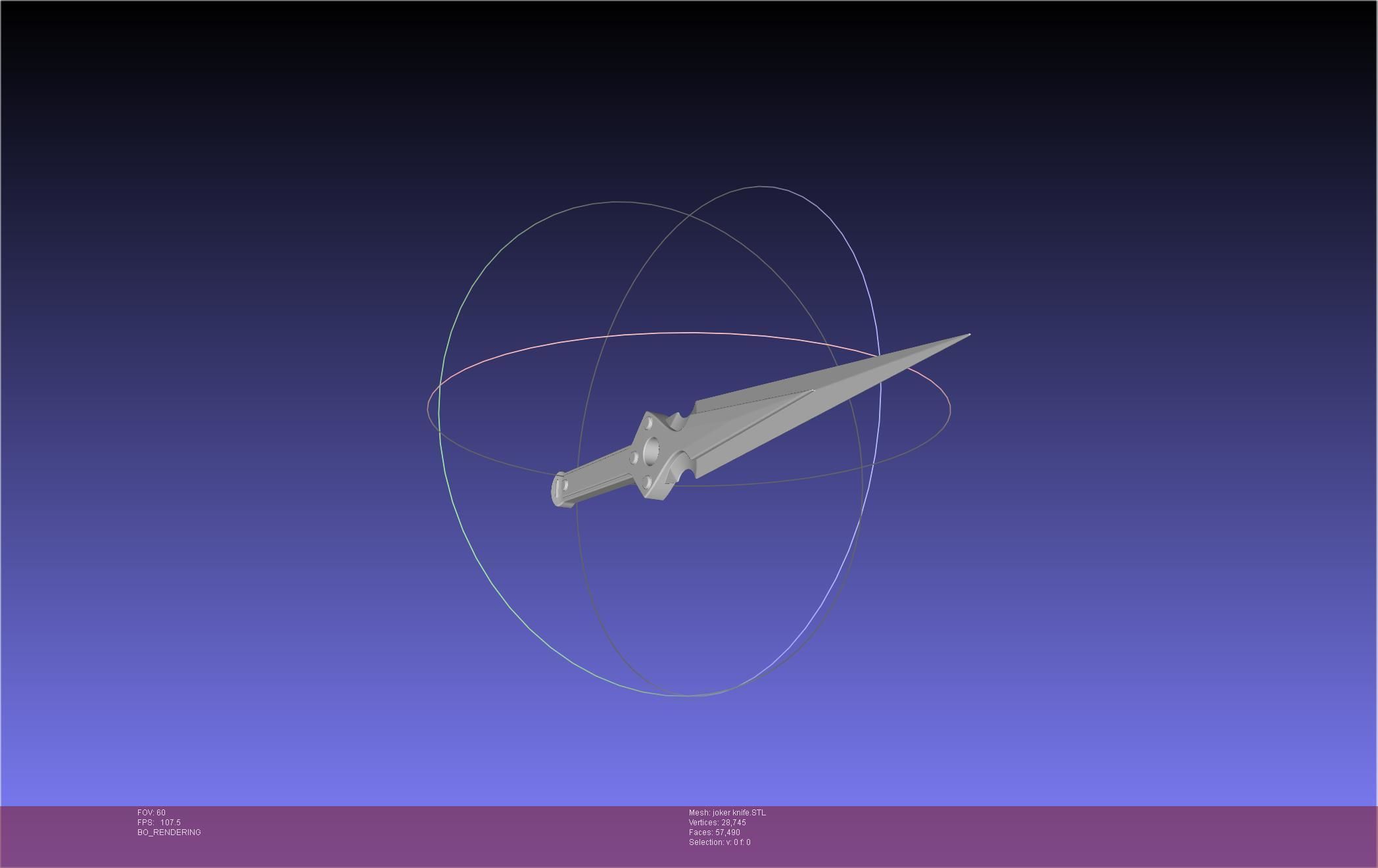 Persona 5 Joker Knife 3D print model_16