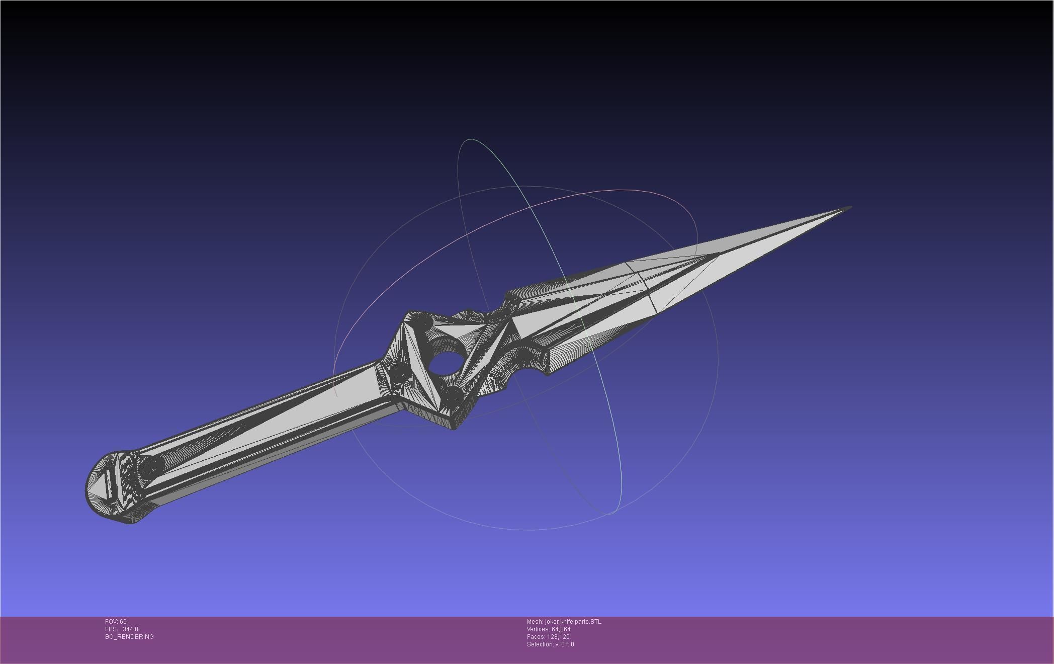 Persona 5 Joker Knife 3D print model_54