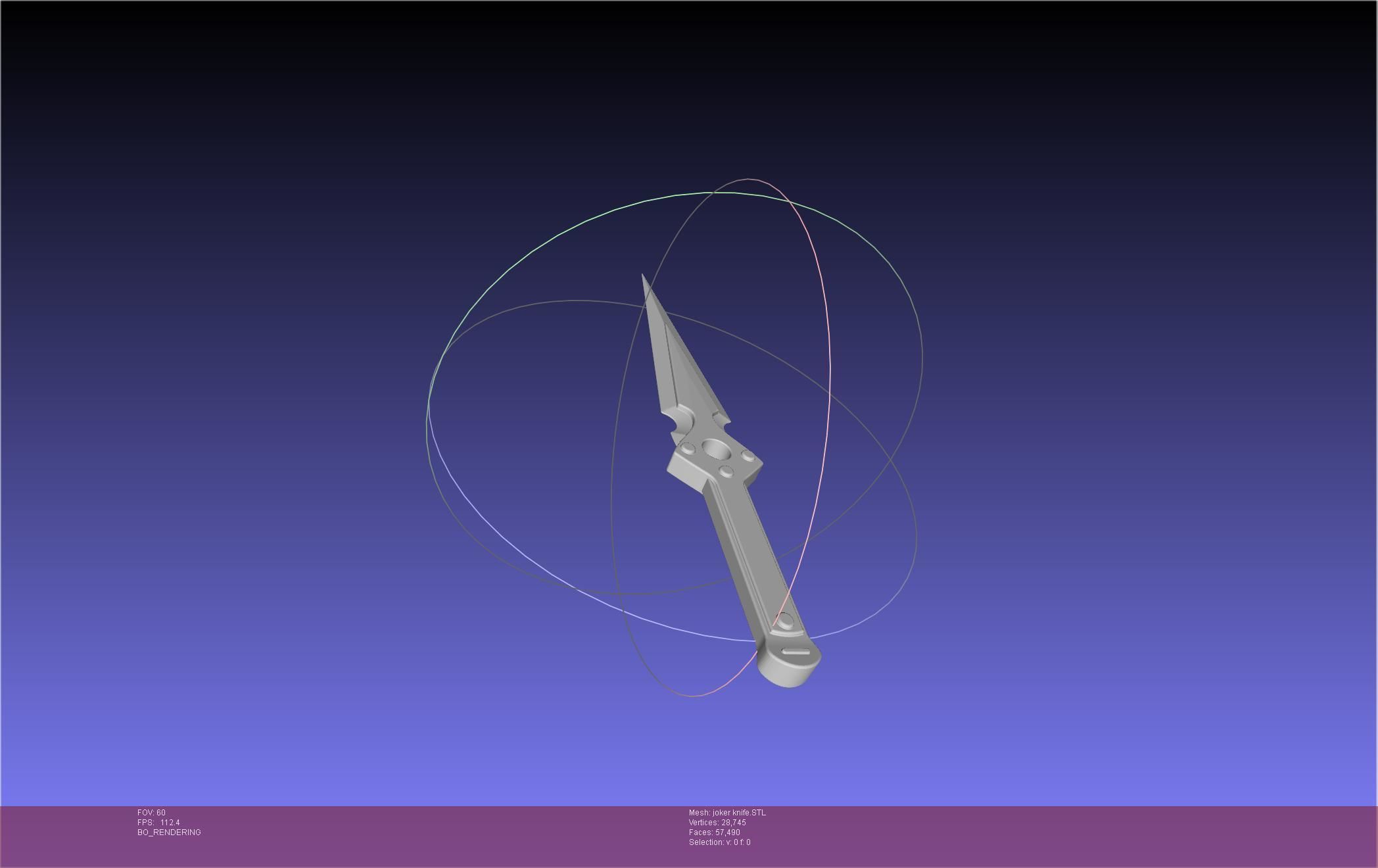 Persona 5 Joker Knife 3D print model_7