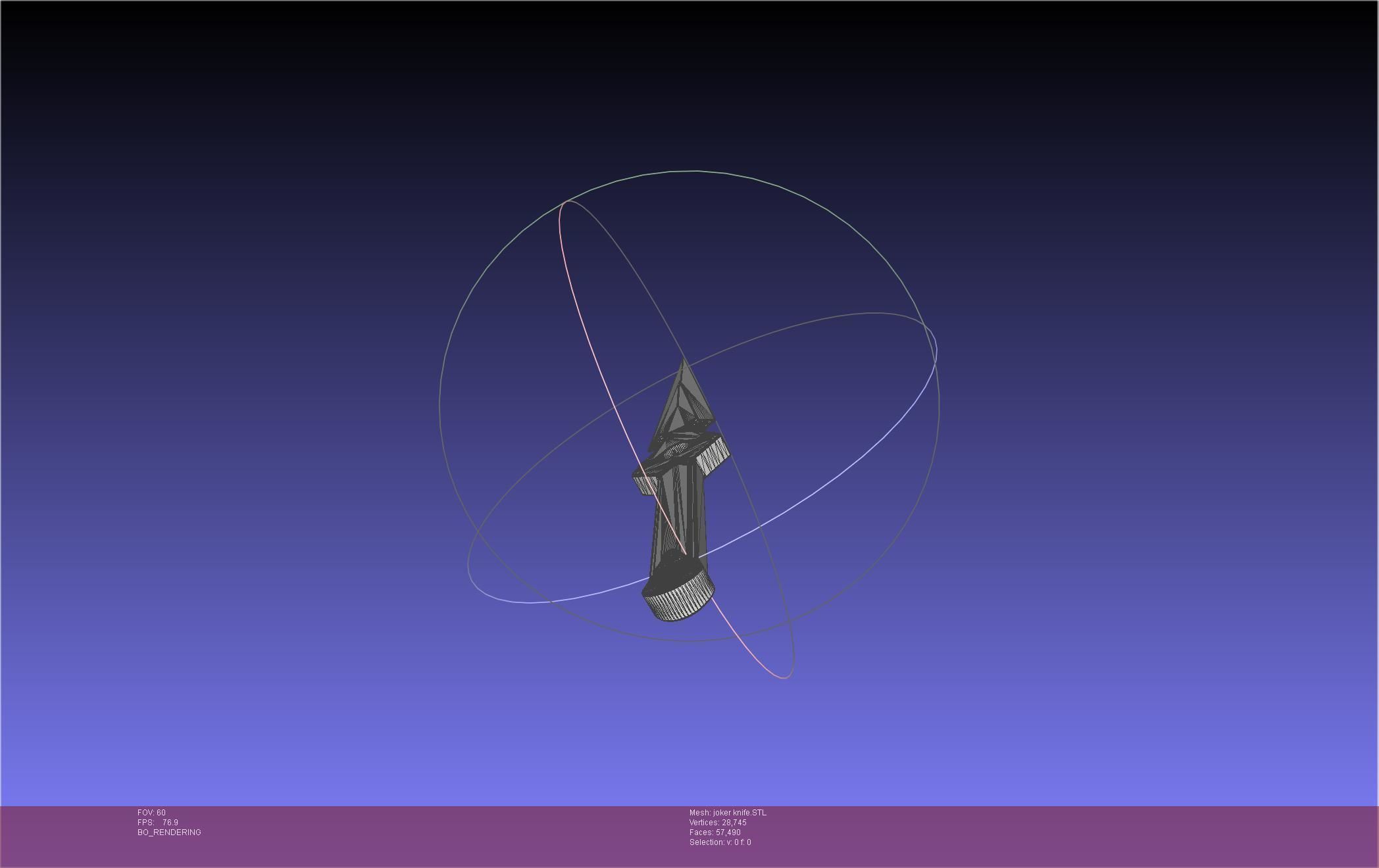 Persona 5 Joker Knife 3D print model_32