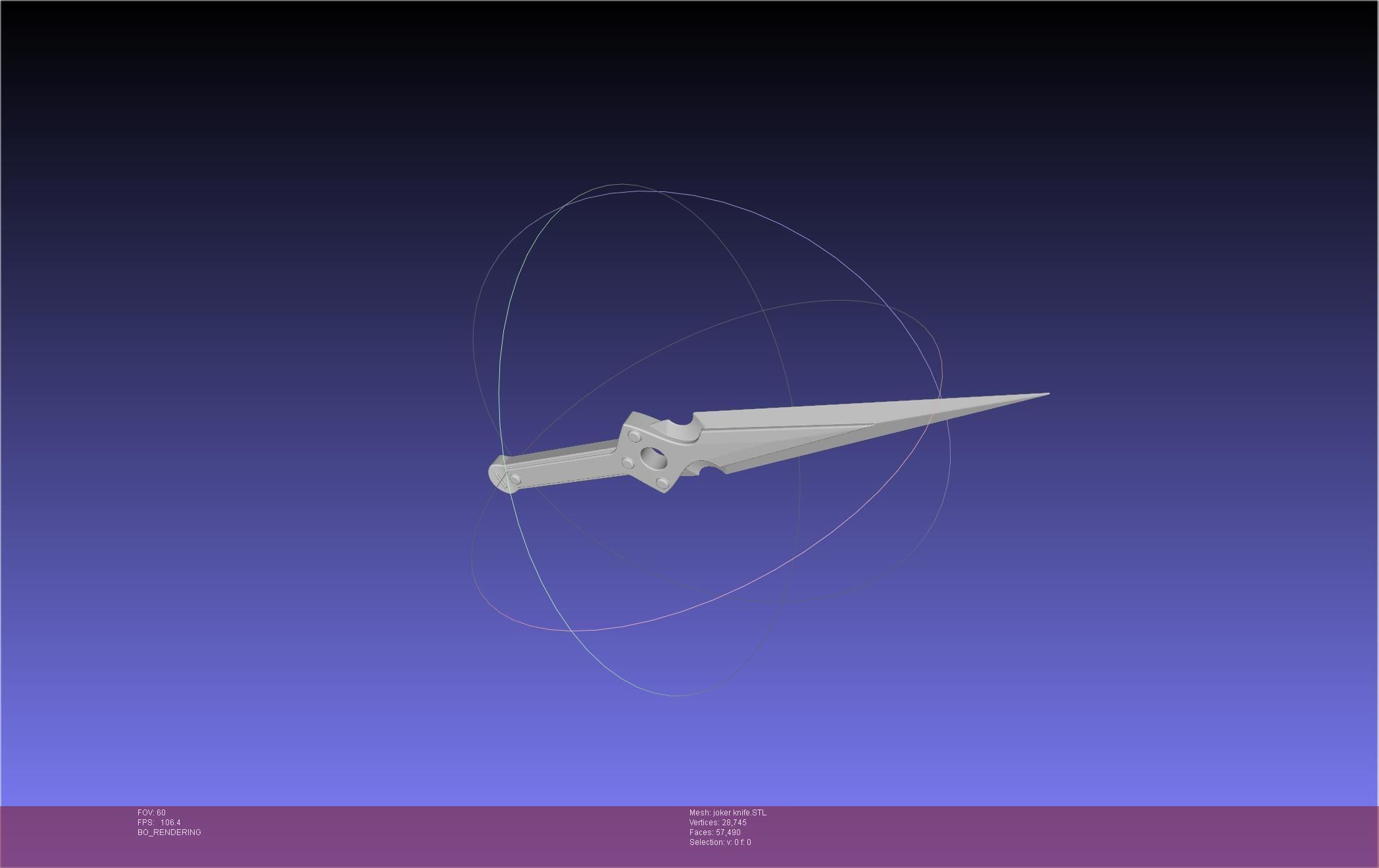 Persona 5 Joker Knife 3D print model_28