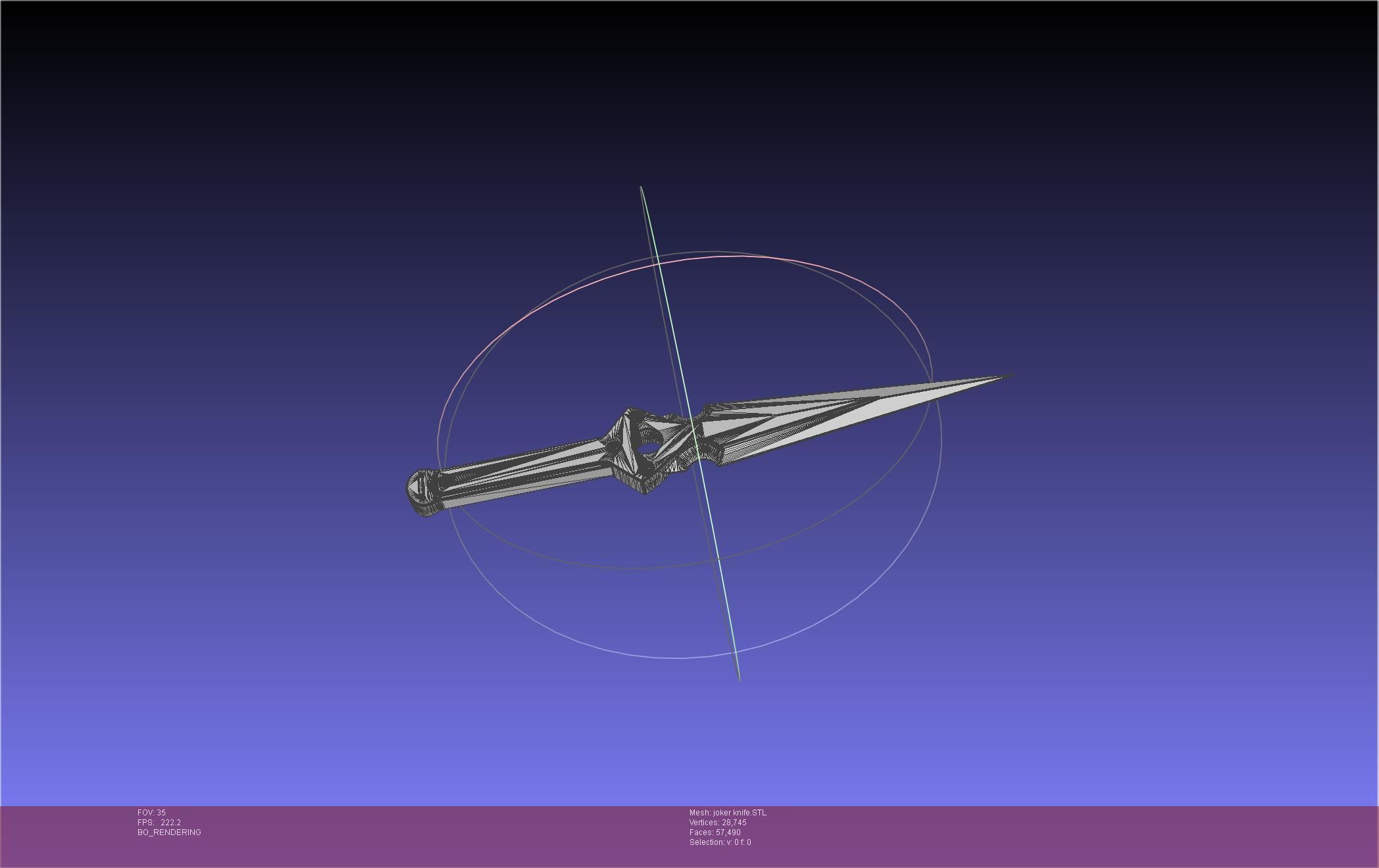 Persona 5 Joker Knife 3D print model_42