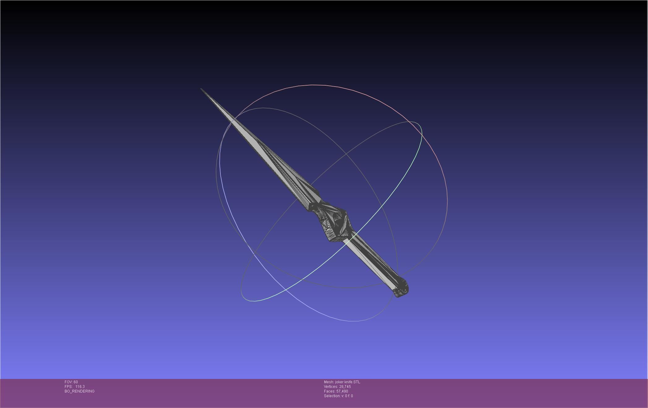 Persona 5 Joker Knife 3D print model_34