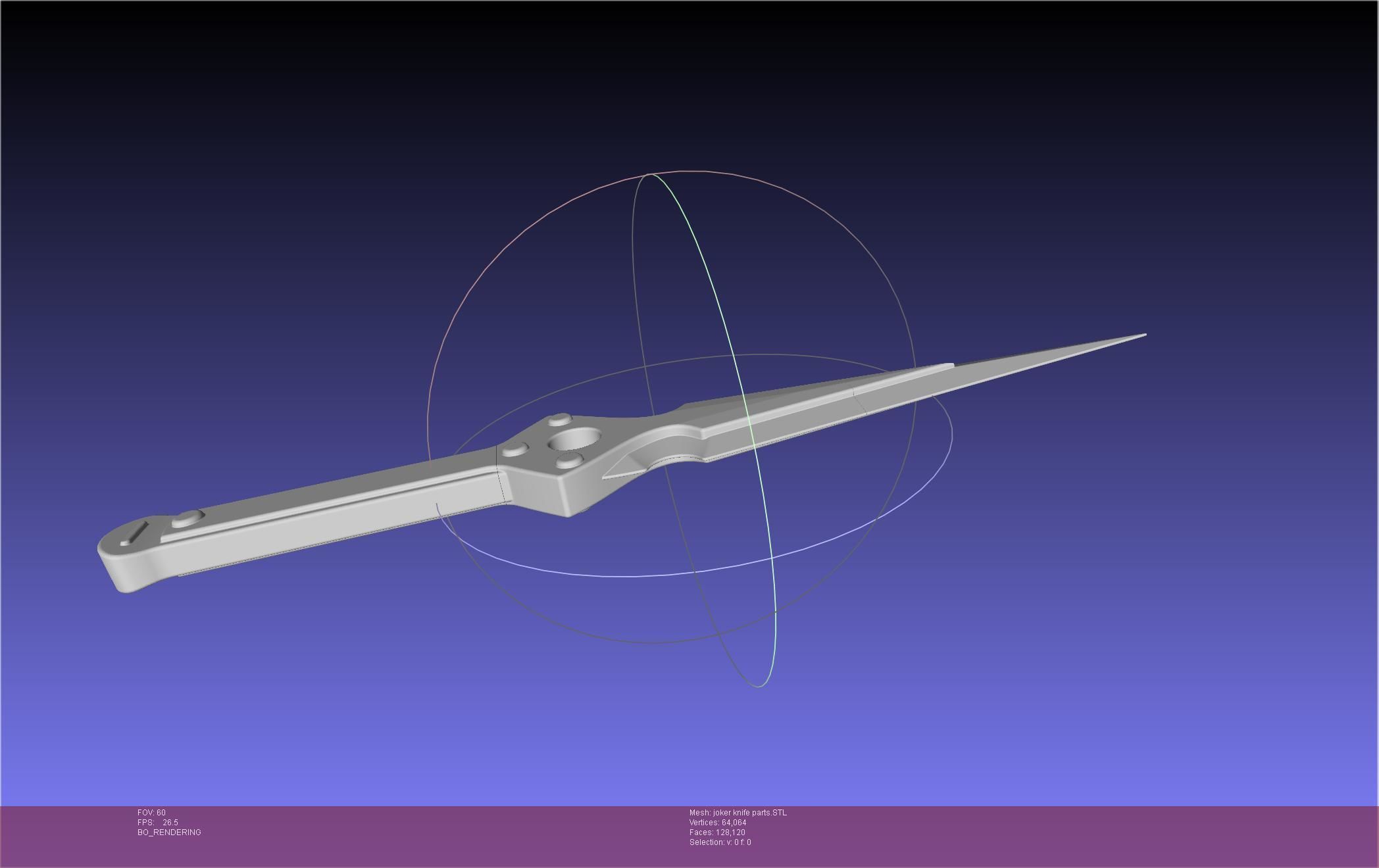 Persona 5 Joker Knife 3D print model_50