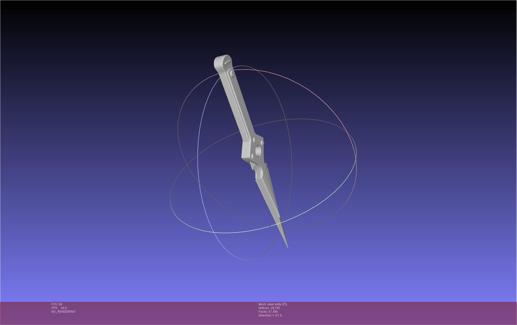 Persona 5 Joker Knife 3D print model_20