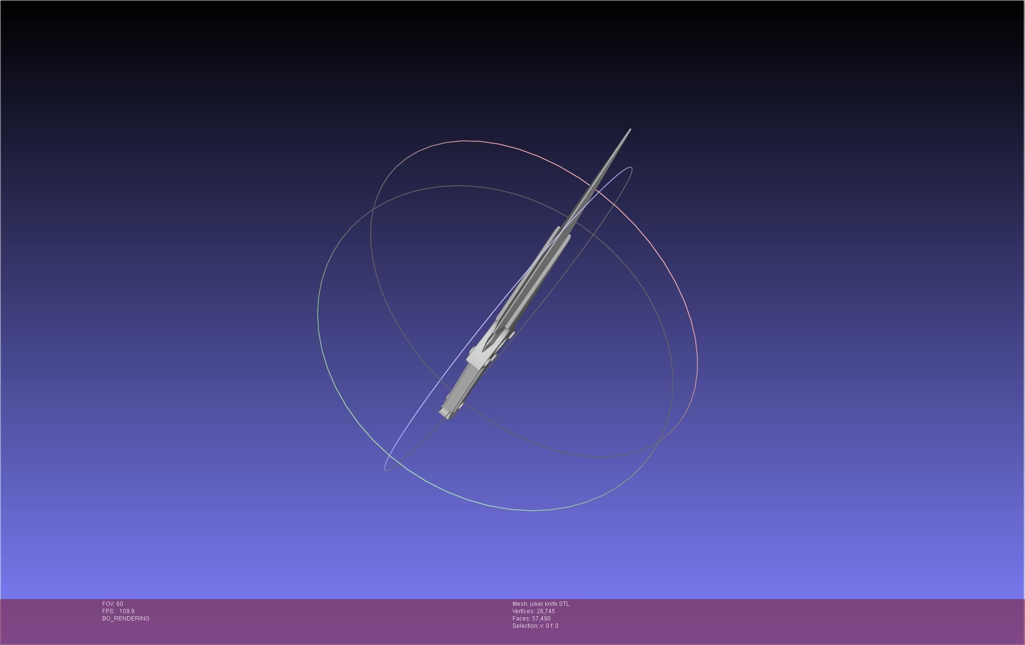 Persona 5 Joker Knife 3D print model_15