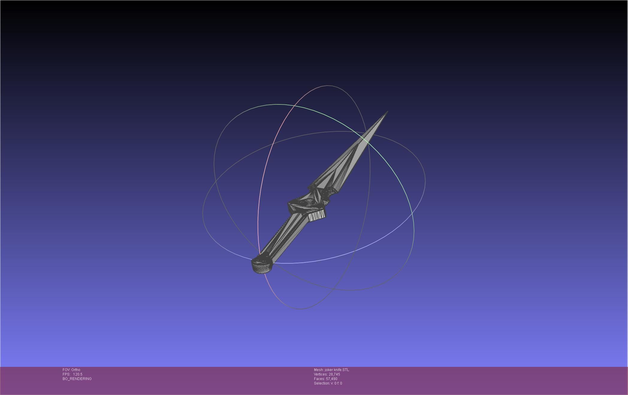 Persona 5 Joker Knife 3D print model_40