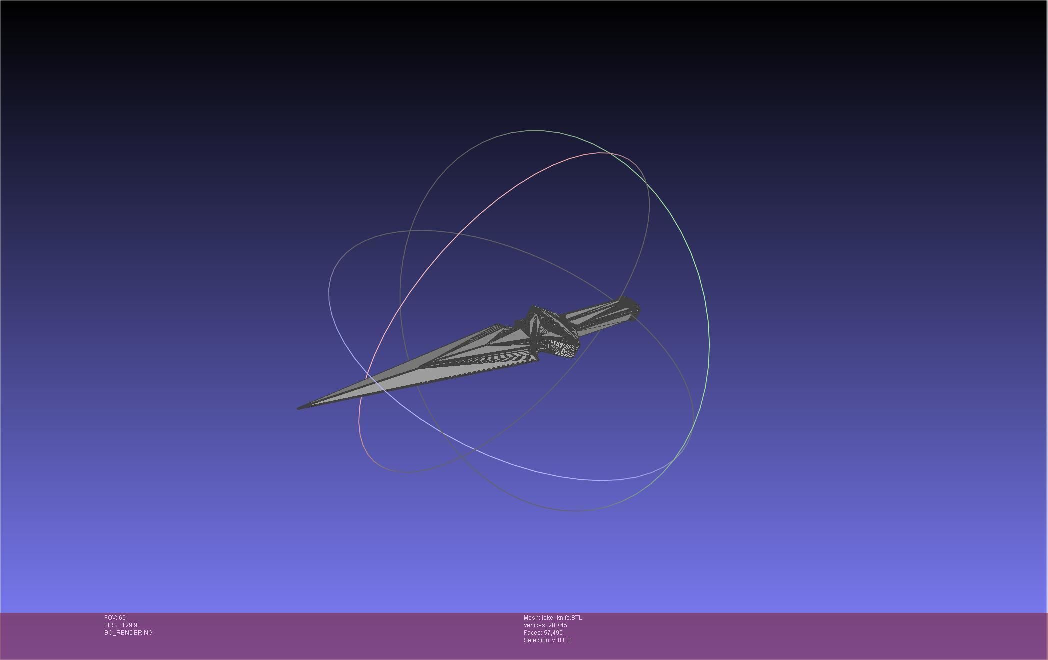 Persona 5 Joker Knife 3D print model_30