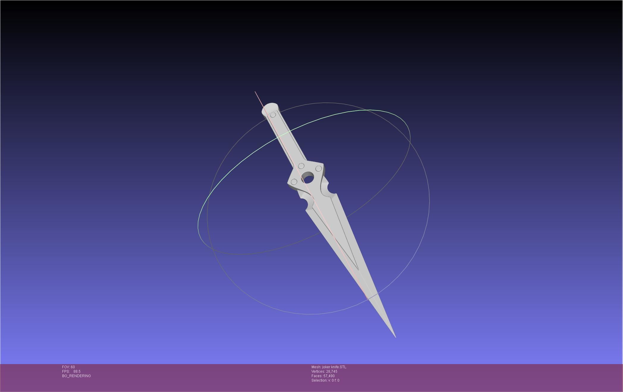 Persona 5 Joker Knife 3D print model_19