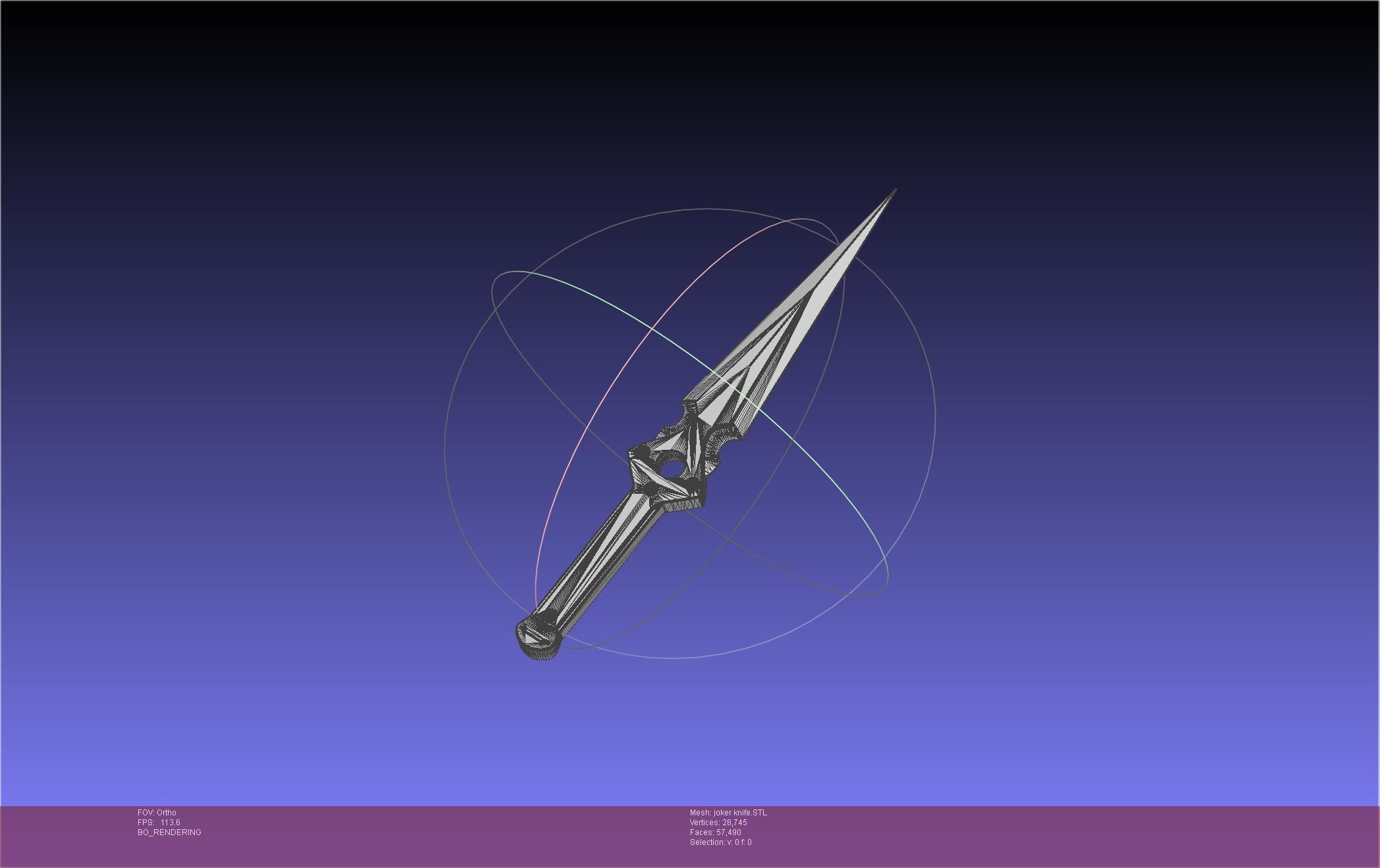 Persona 5 Joker Knife 3D print model_39