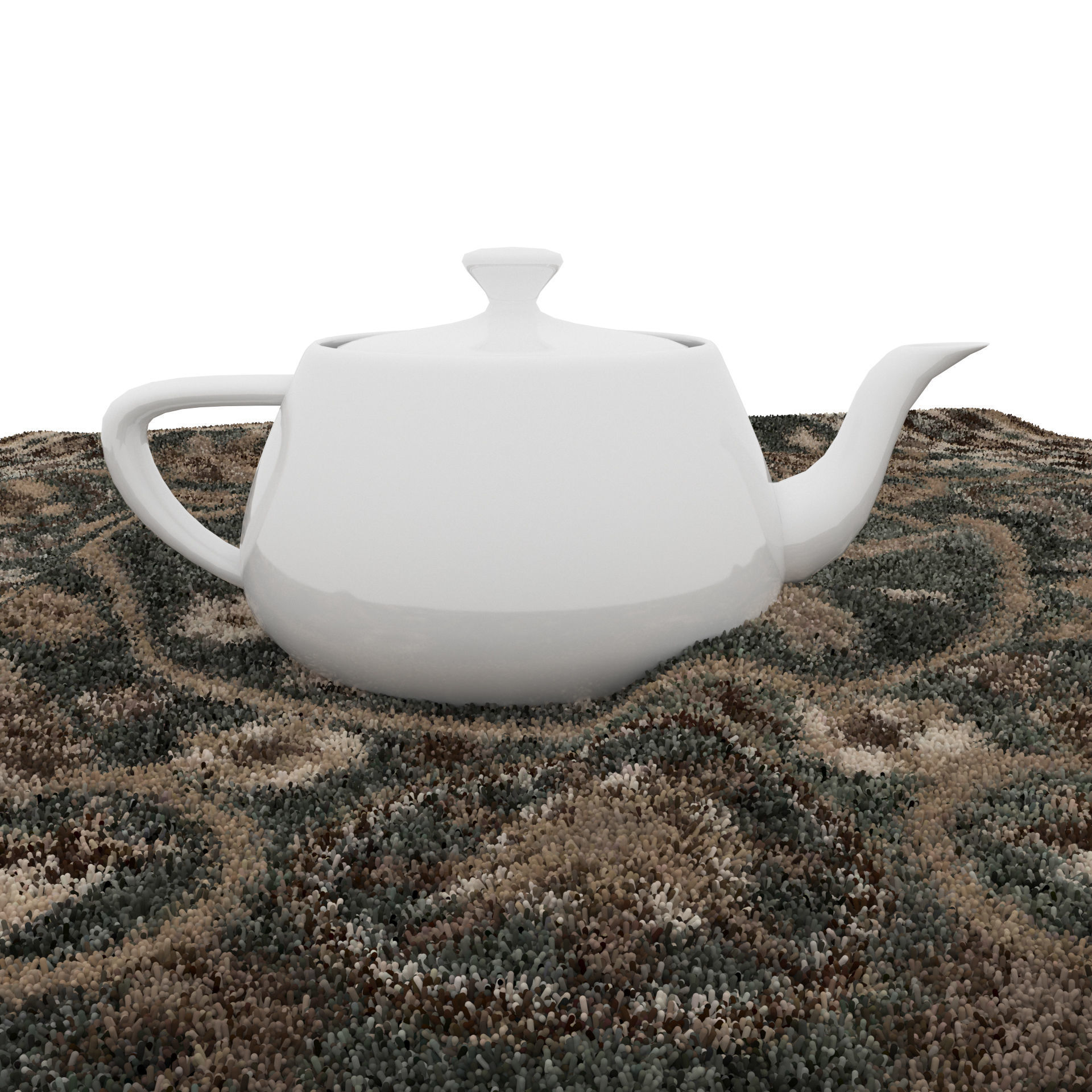 Rugs No 400 Low-poly 3D model_6