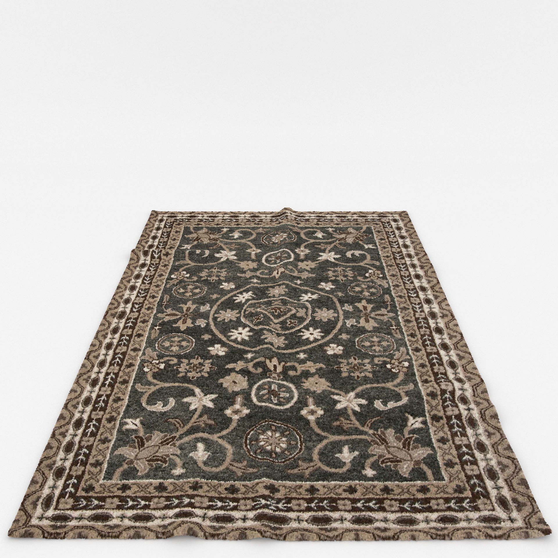 Rugs No 400 Low-poly 3D model_7