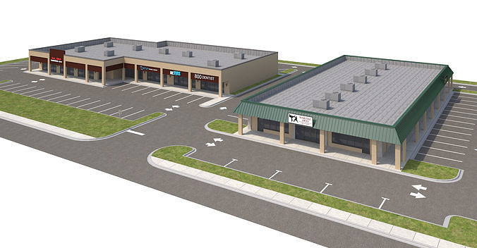 Retail-160 Retail Stores 3D model