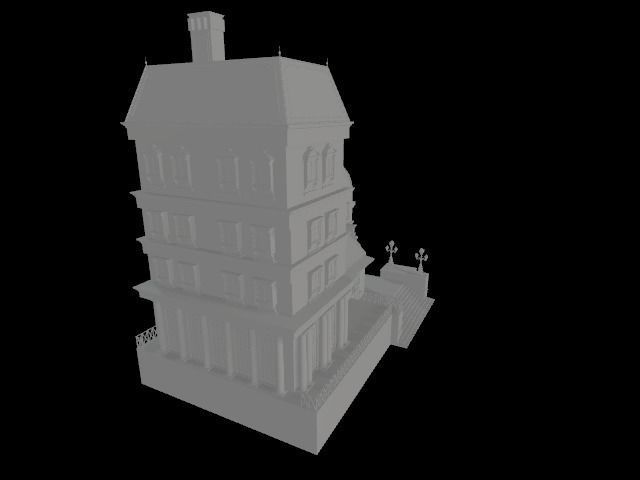 Model house for train Free 3D print model_2