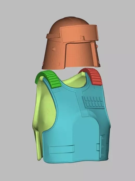 Grand Adrimal One18 kit armor upgrade STL 3D print model_0