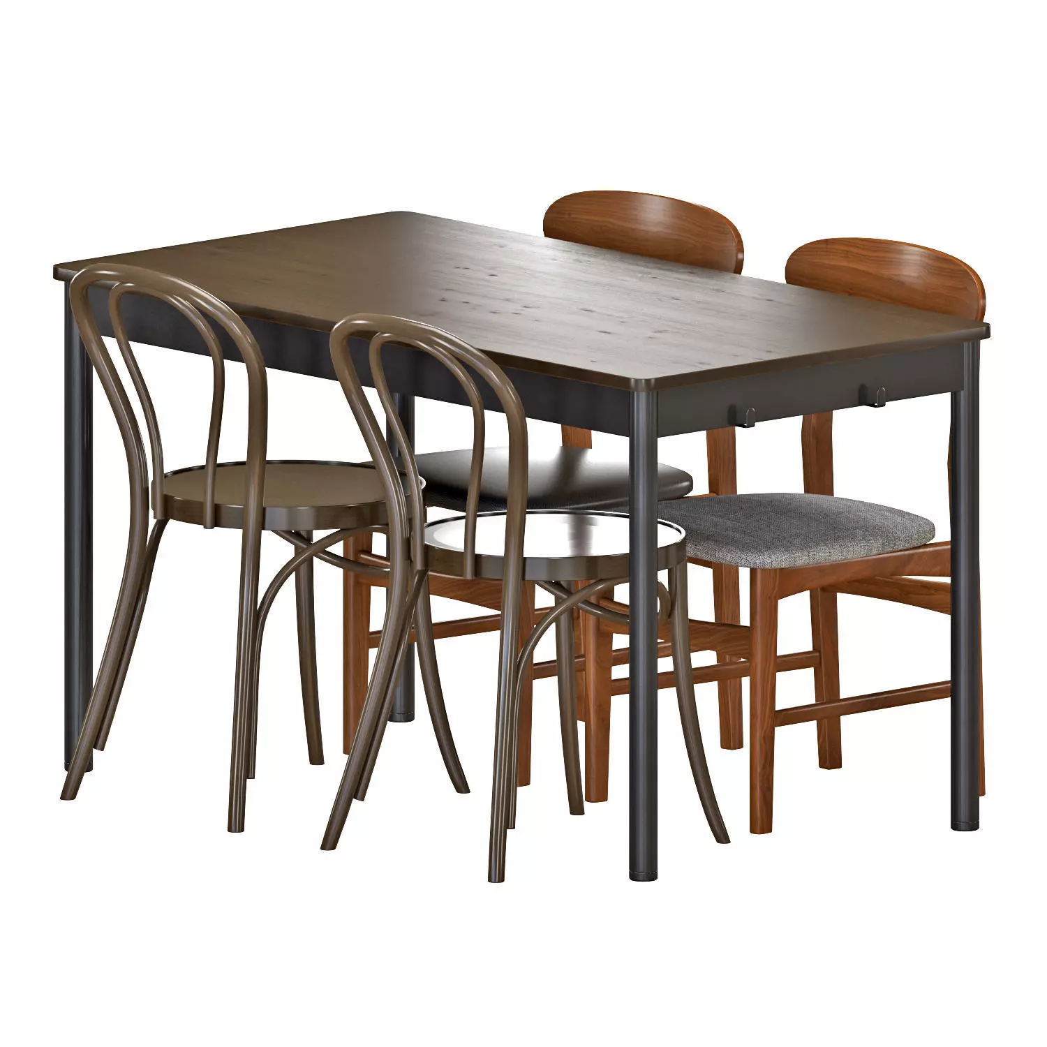 TOMMARYD table And GUNLEIF Chairs 3D model_0