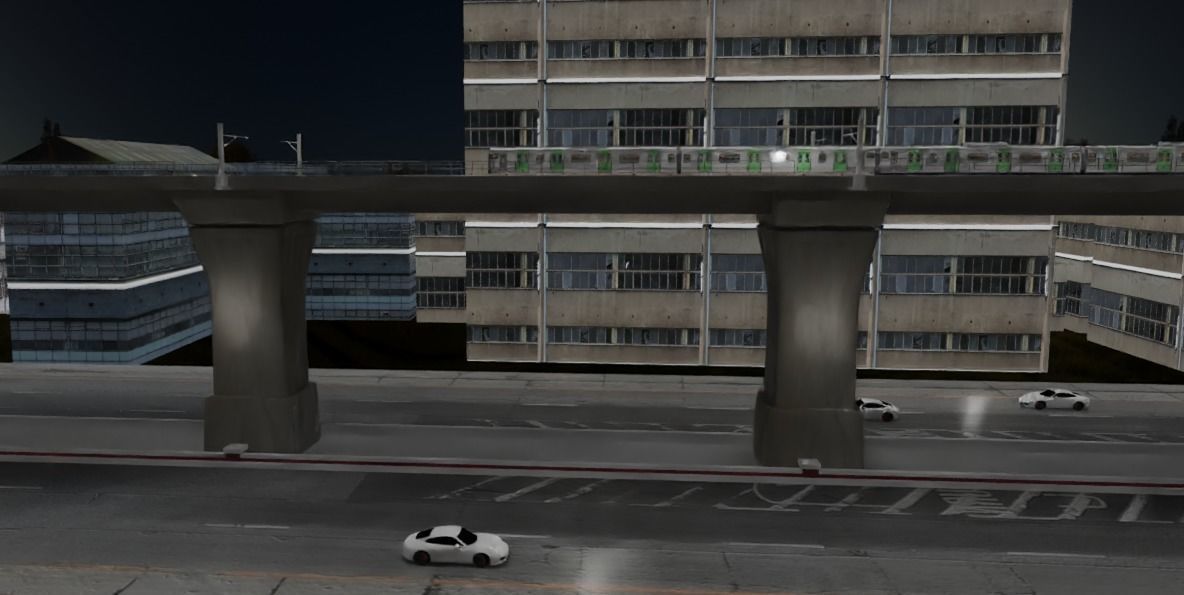 MRT Train Project 3D model_3