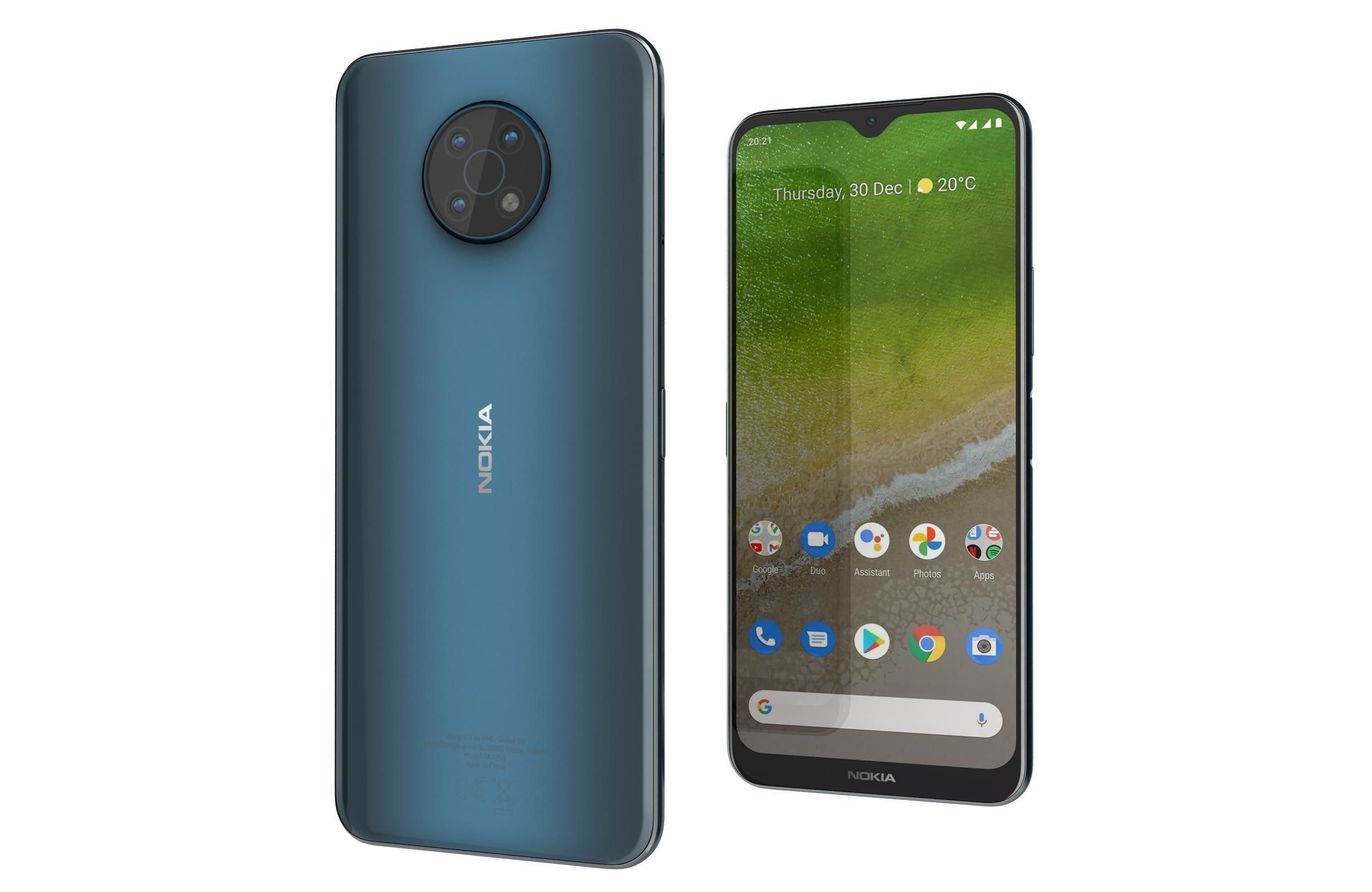 Nokia G50 5G Nordic Blue 3D model_7