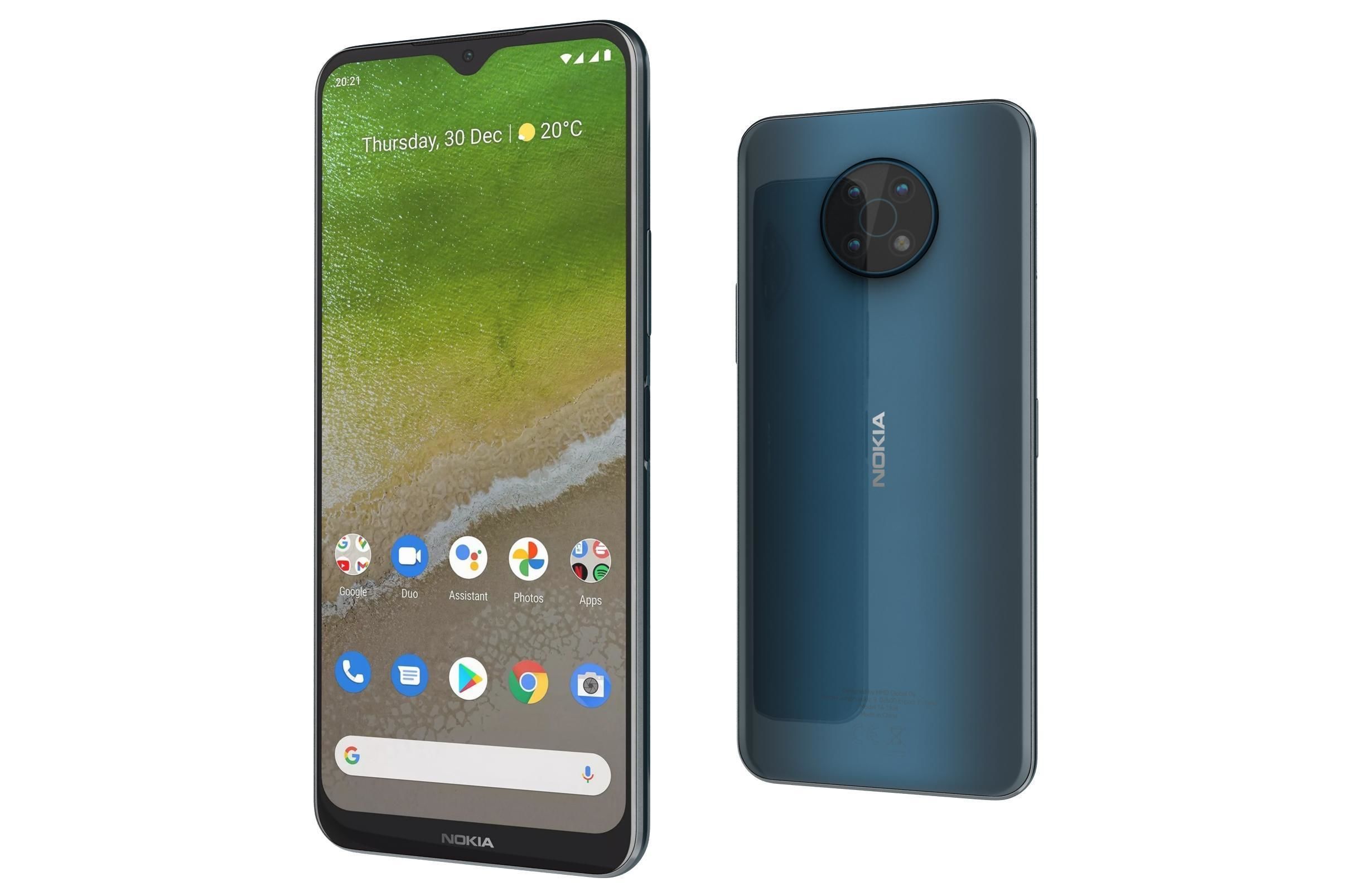 Nokia G50 5G Nordic Blue 3D model_6