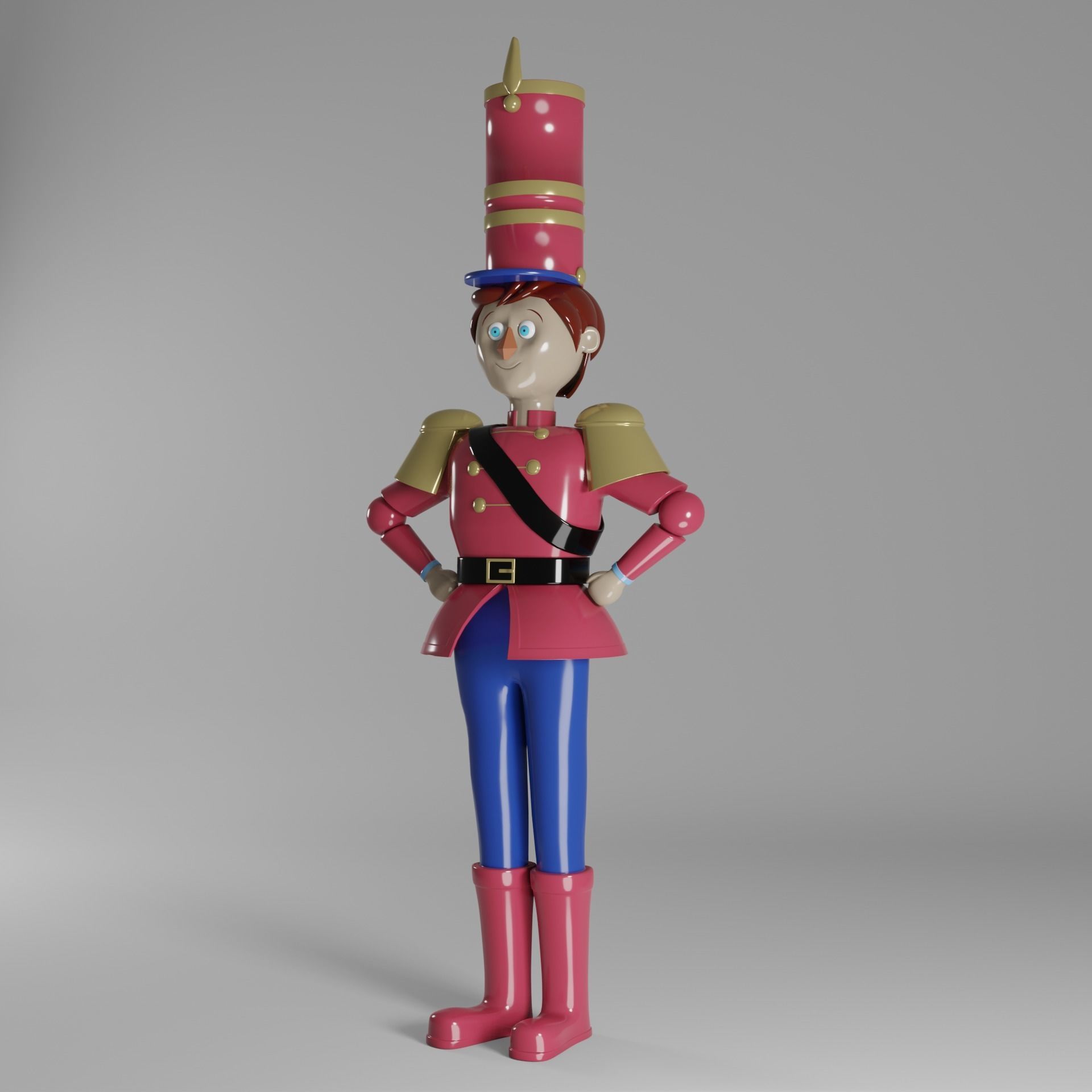 Nutcracker - Soldadinho Quebra- Nozes 3D model_1