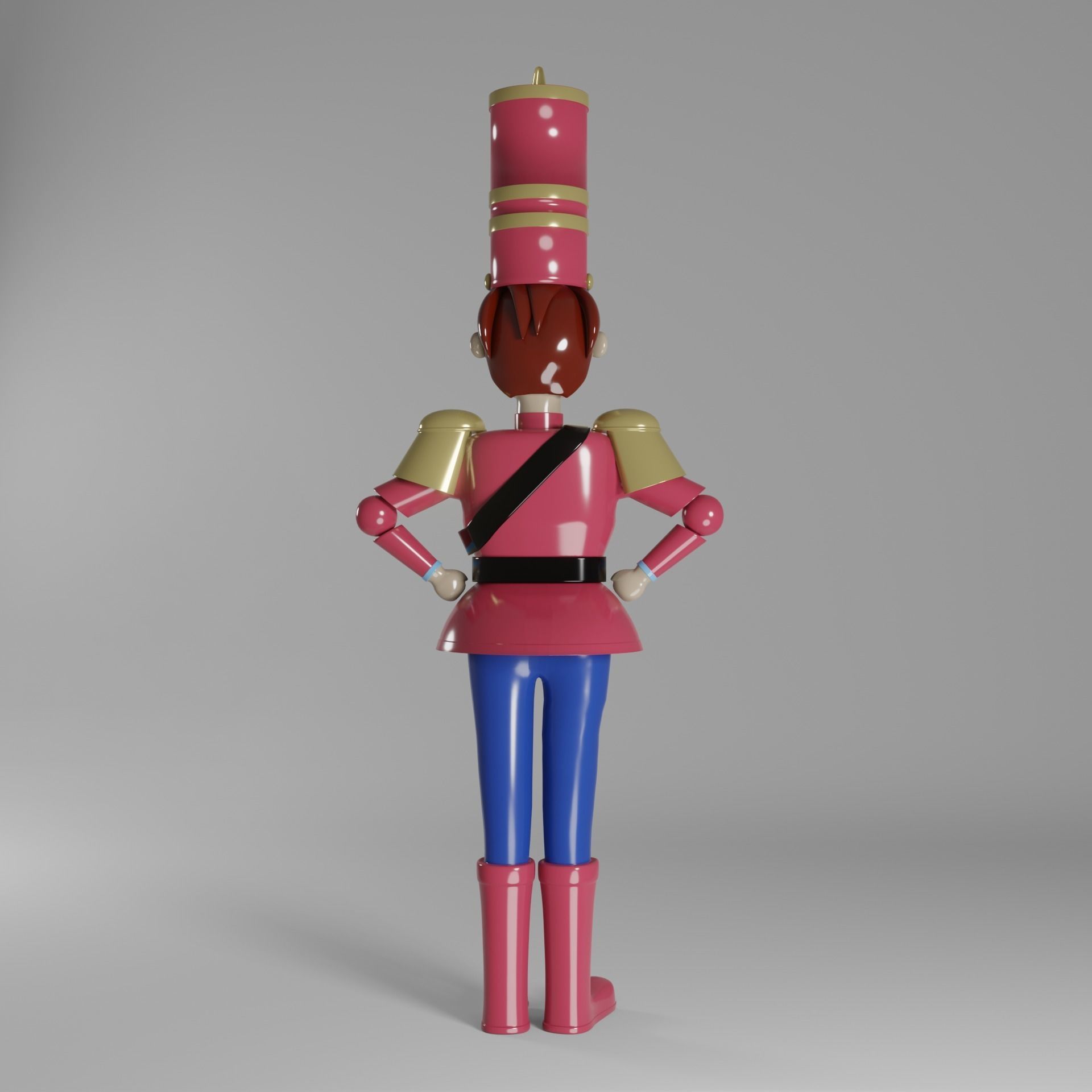 Nutcracker - Soldadinho Quebra- Nozes 3D model_4