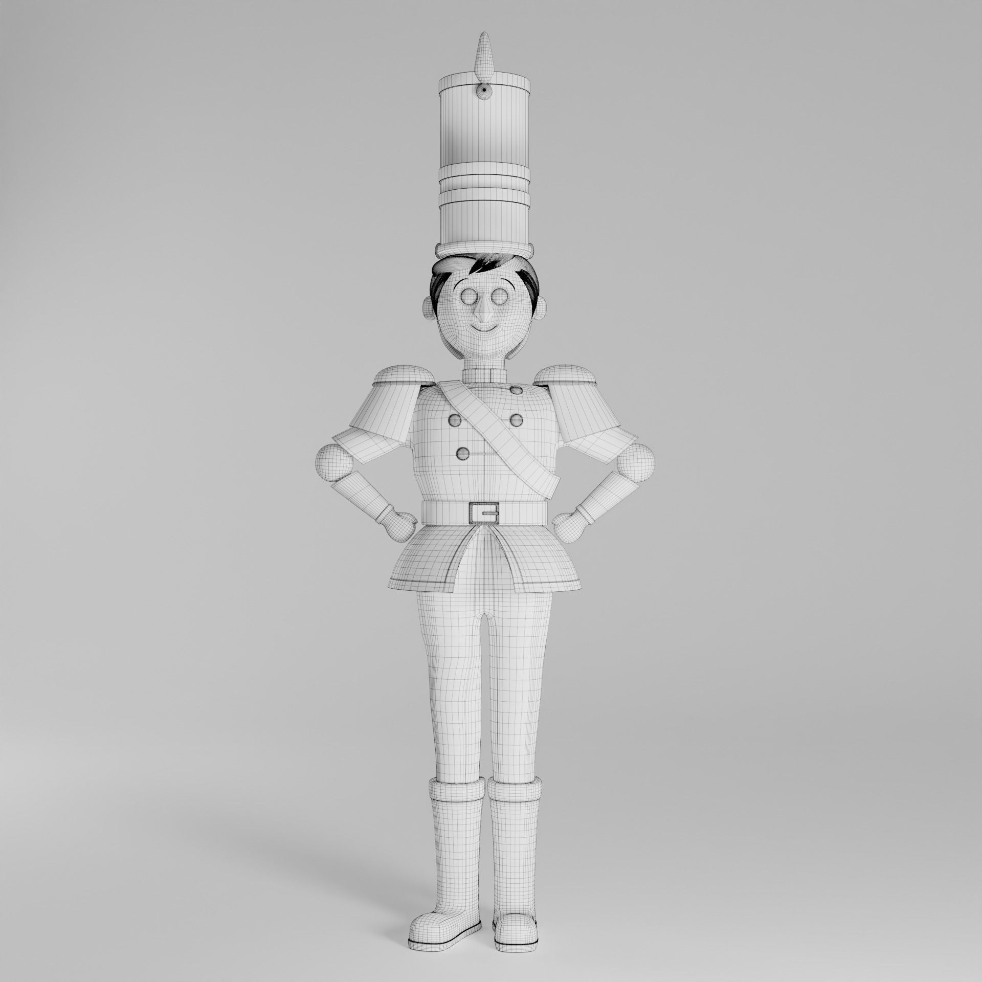 Nutcracker - Soldadinho Quebra- Nozes 3D model_5