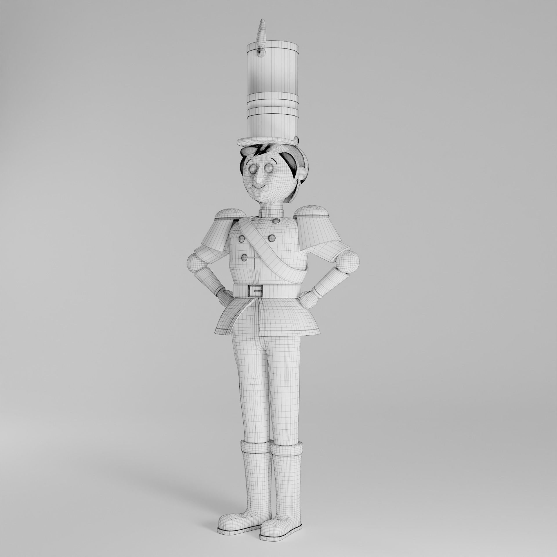 Nutcracker - Soldadinho Quebra- Nozes 3D model_6