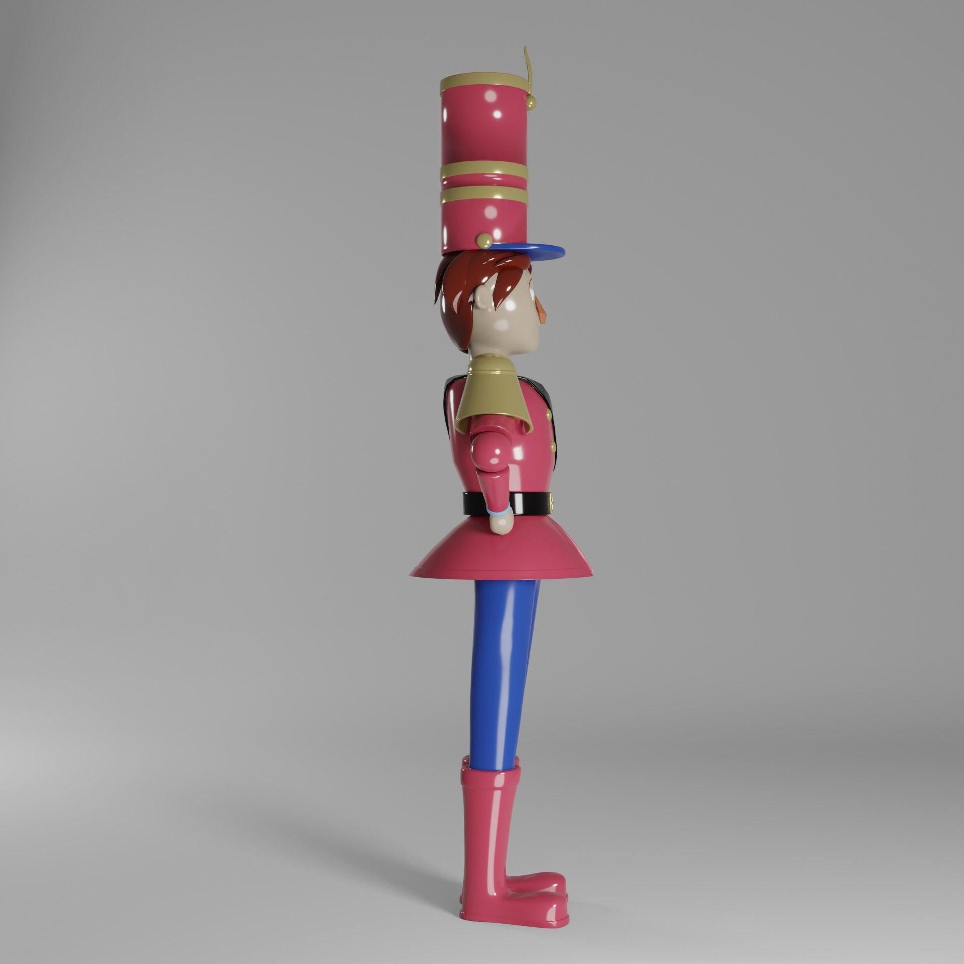 Nutcracker - Soldadinho Quebra- Nozes 3D model_2