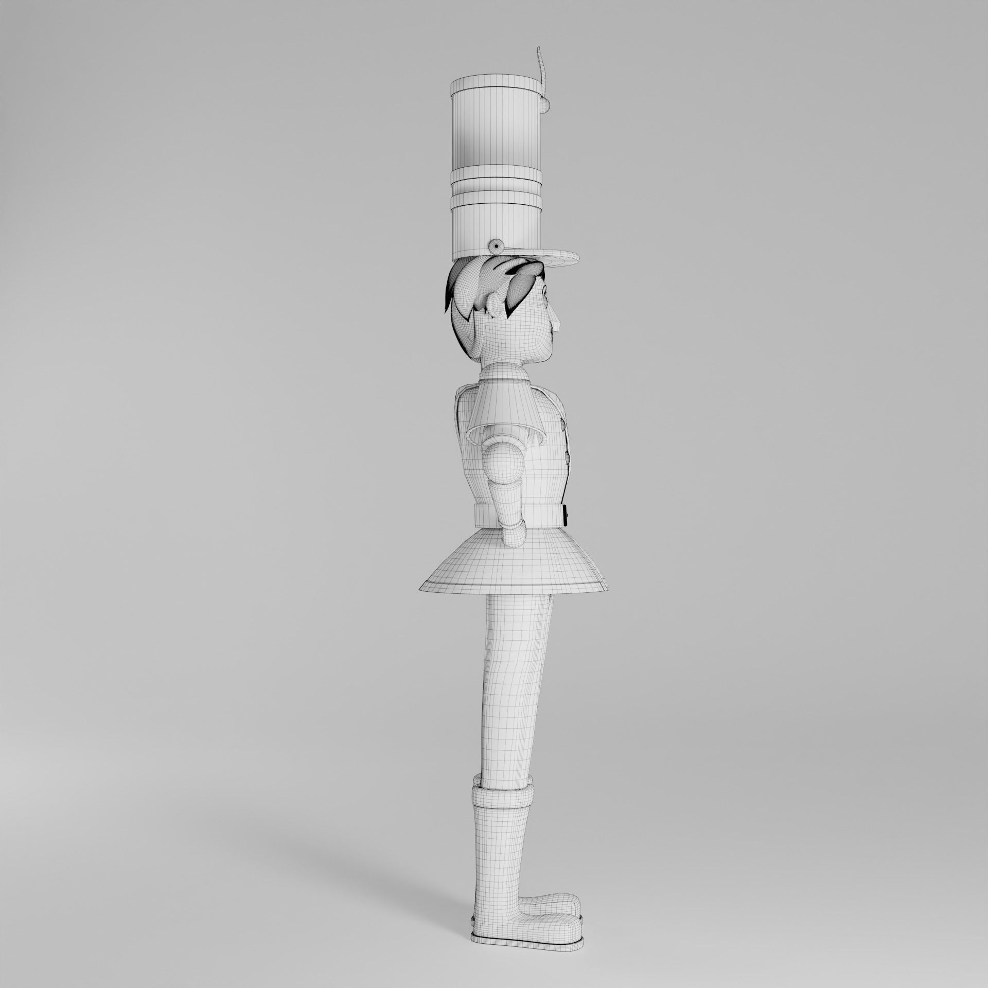 Nutcracker - Soldadinho Quebra- Nozes 3D model_7