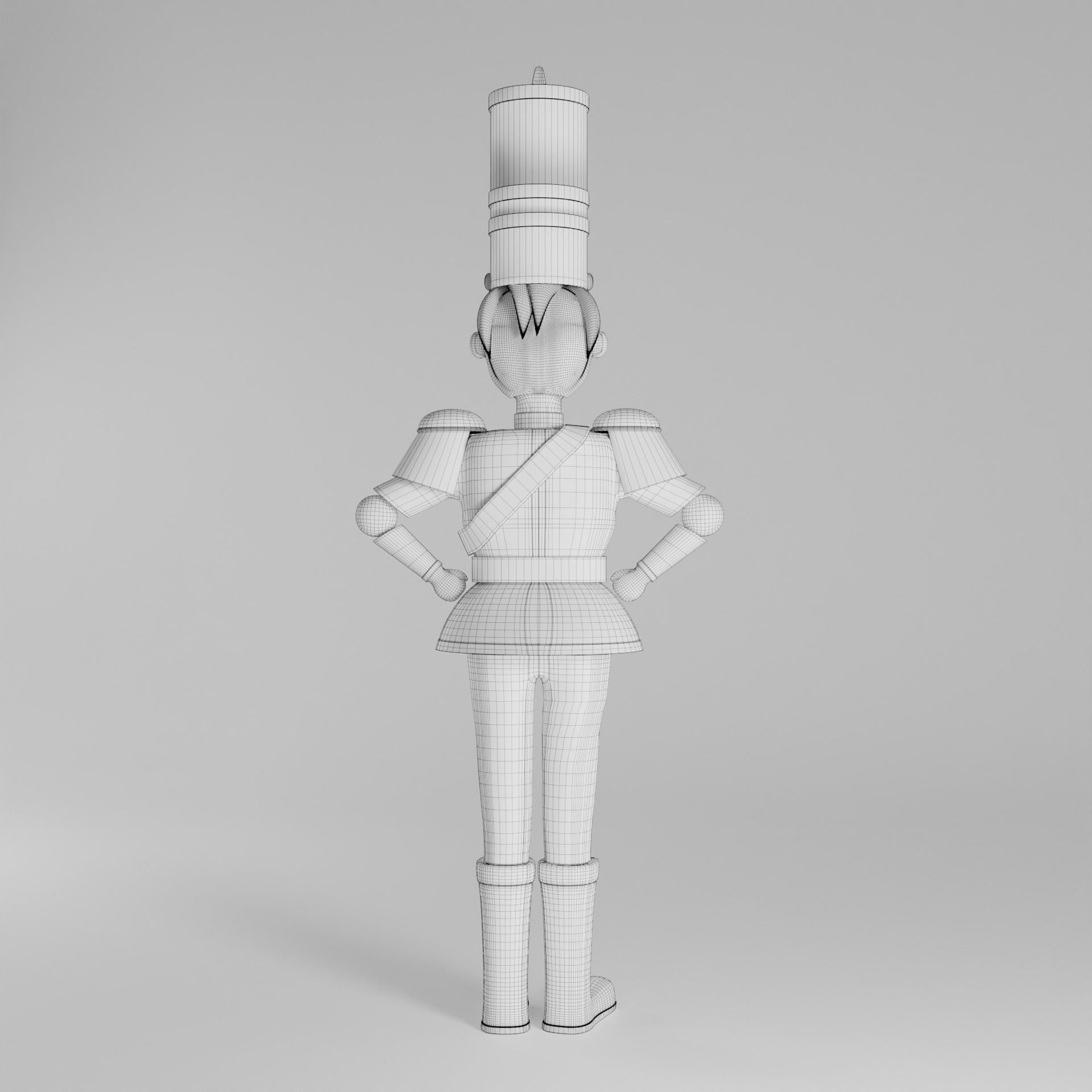 Nutcracker - Soldadinho Quebra- Nozes 3D model_9