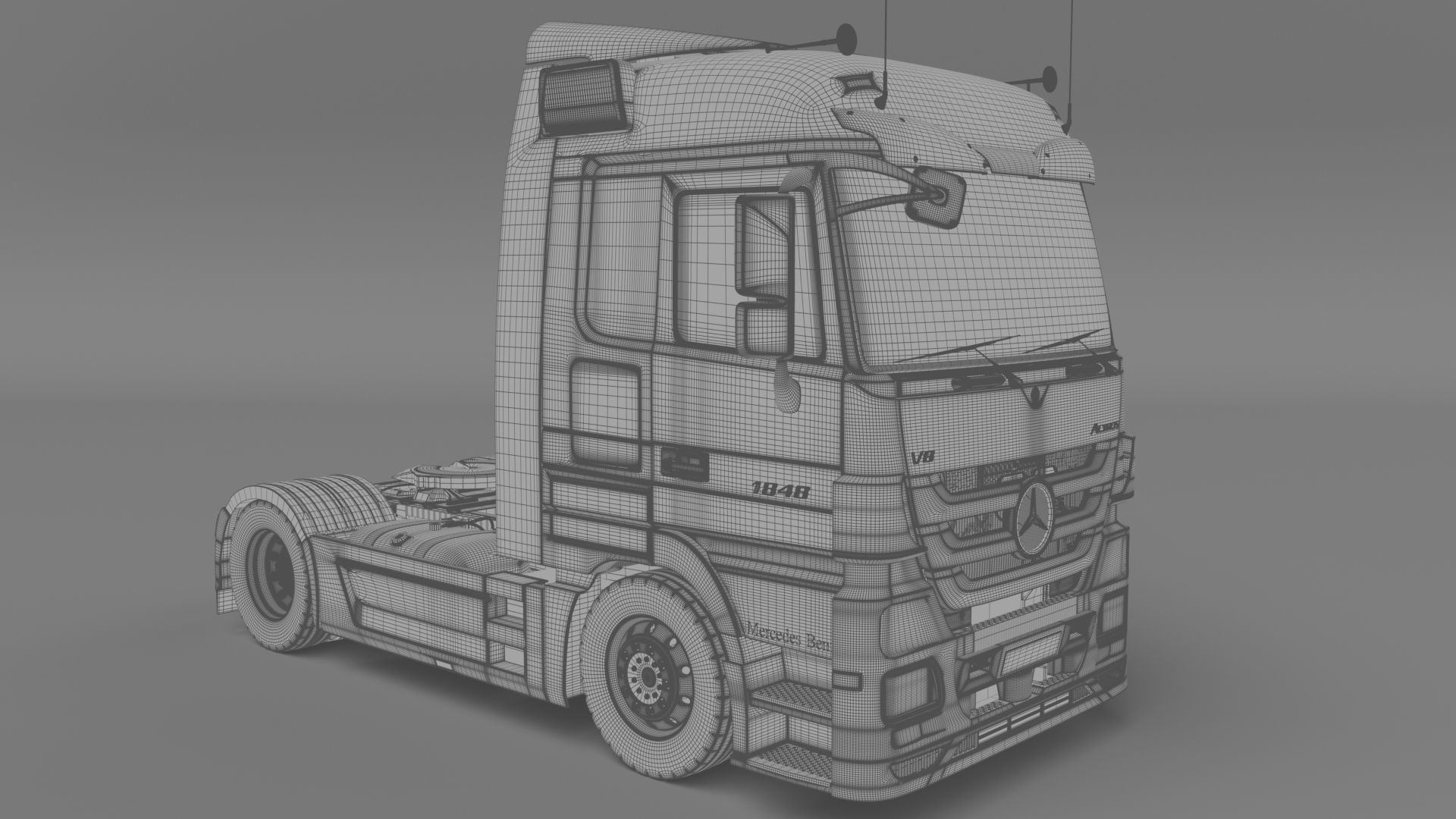 MercedesBenz-Actros 1848 3D model_8