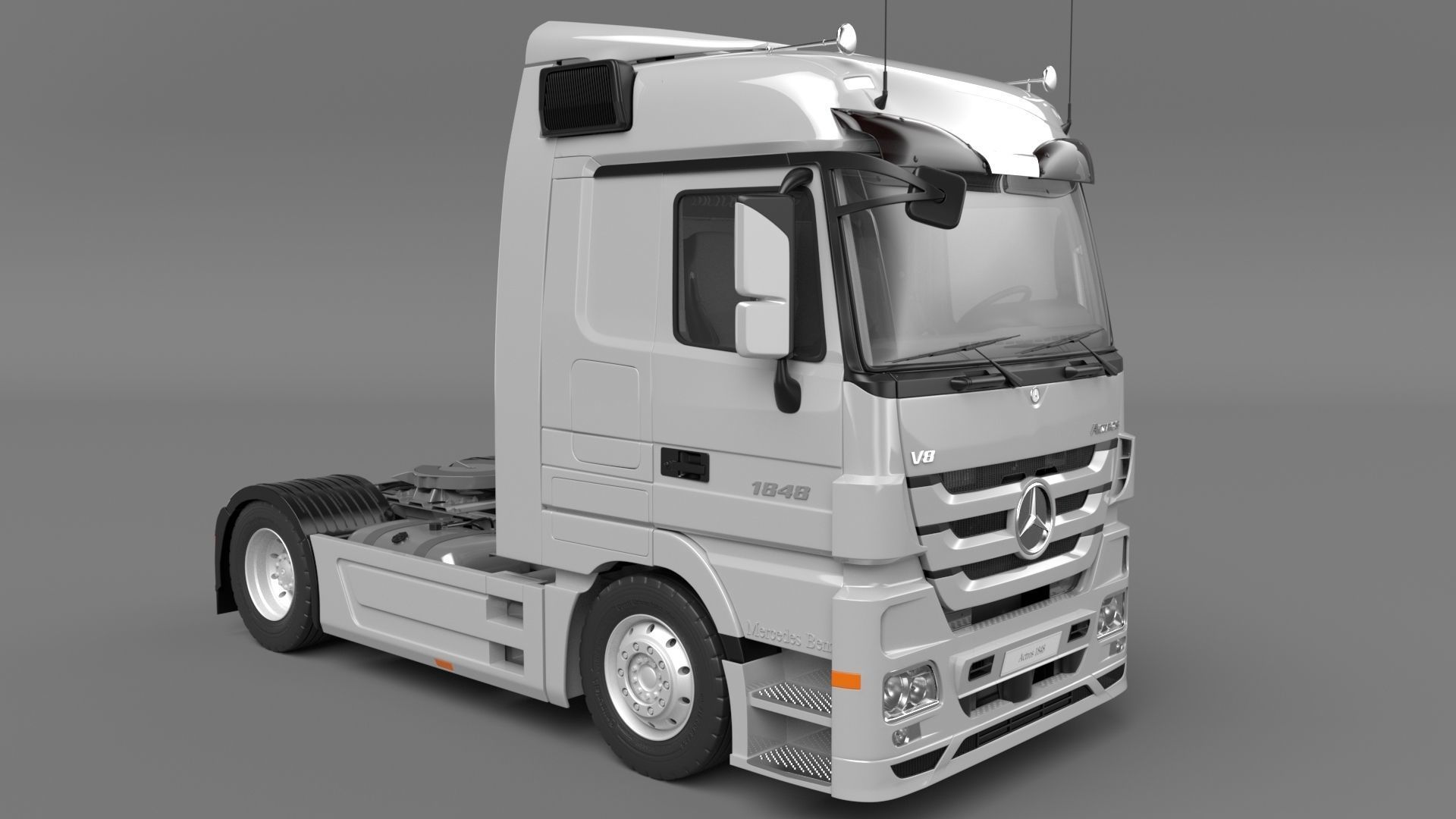 MercedesBenz-Actros 1848 3D model_1