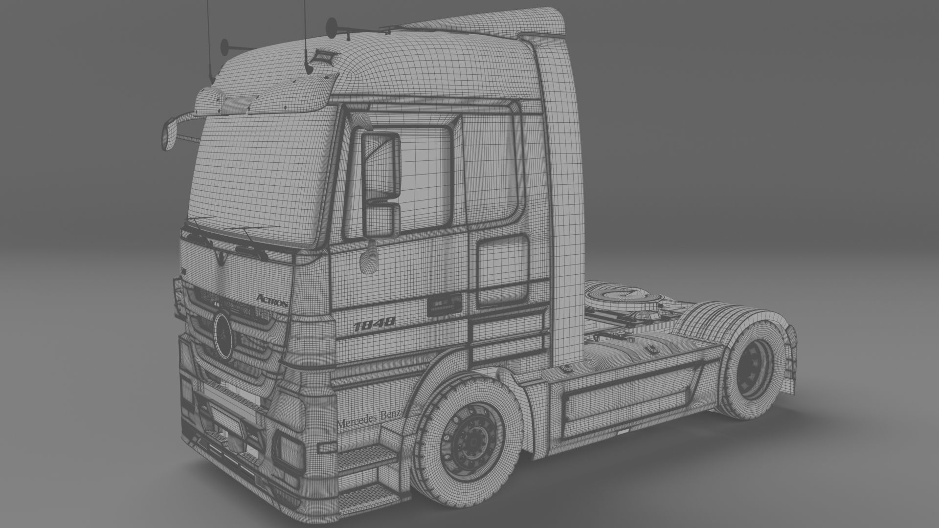 MercedesBenz-Actros 1848 3D model_3