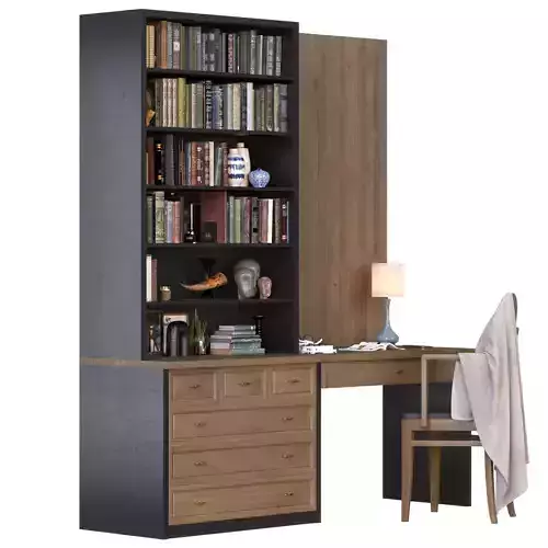 Office Furniture - Set 9 3D model