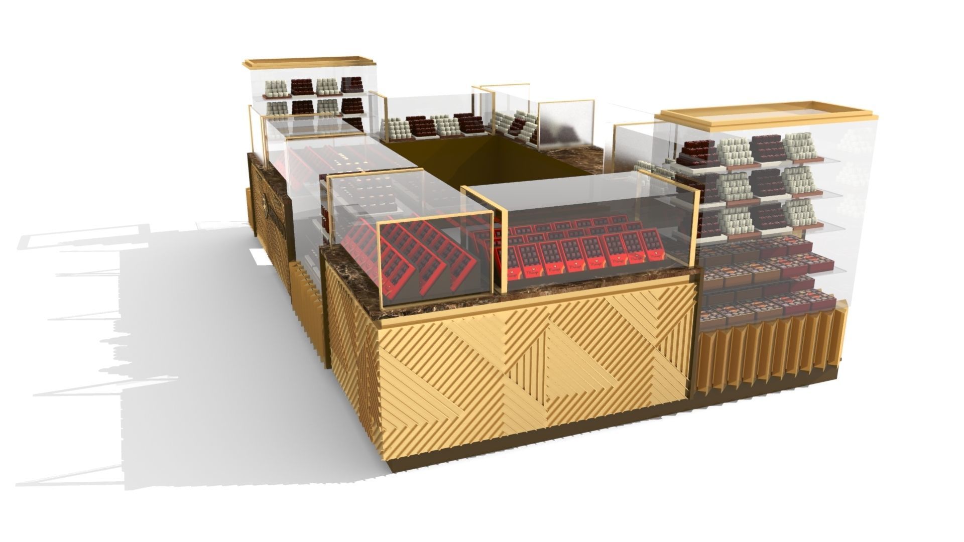 Chocolate Kiosk 3D model_6