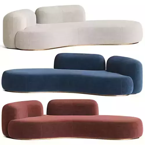Tateyama XL Sofa Secolo 3D model