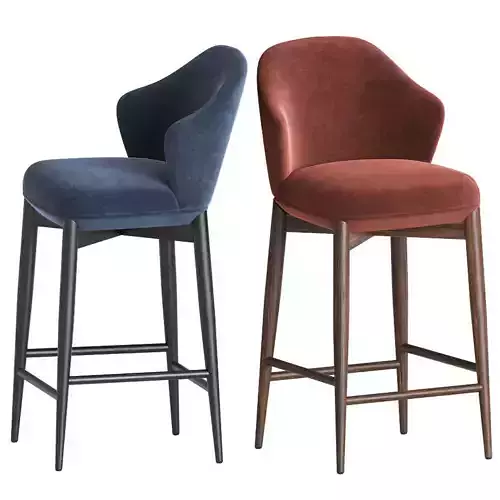 Praddy Banco Bar Chair 3D model